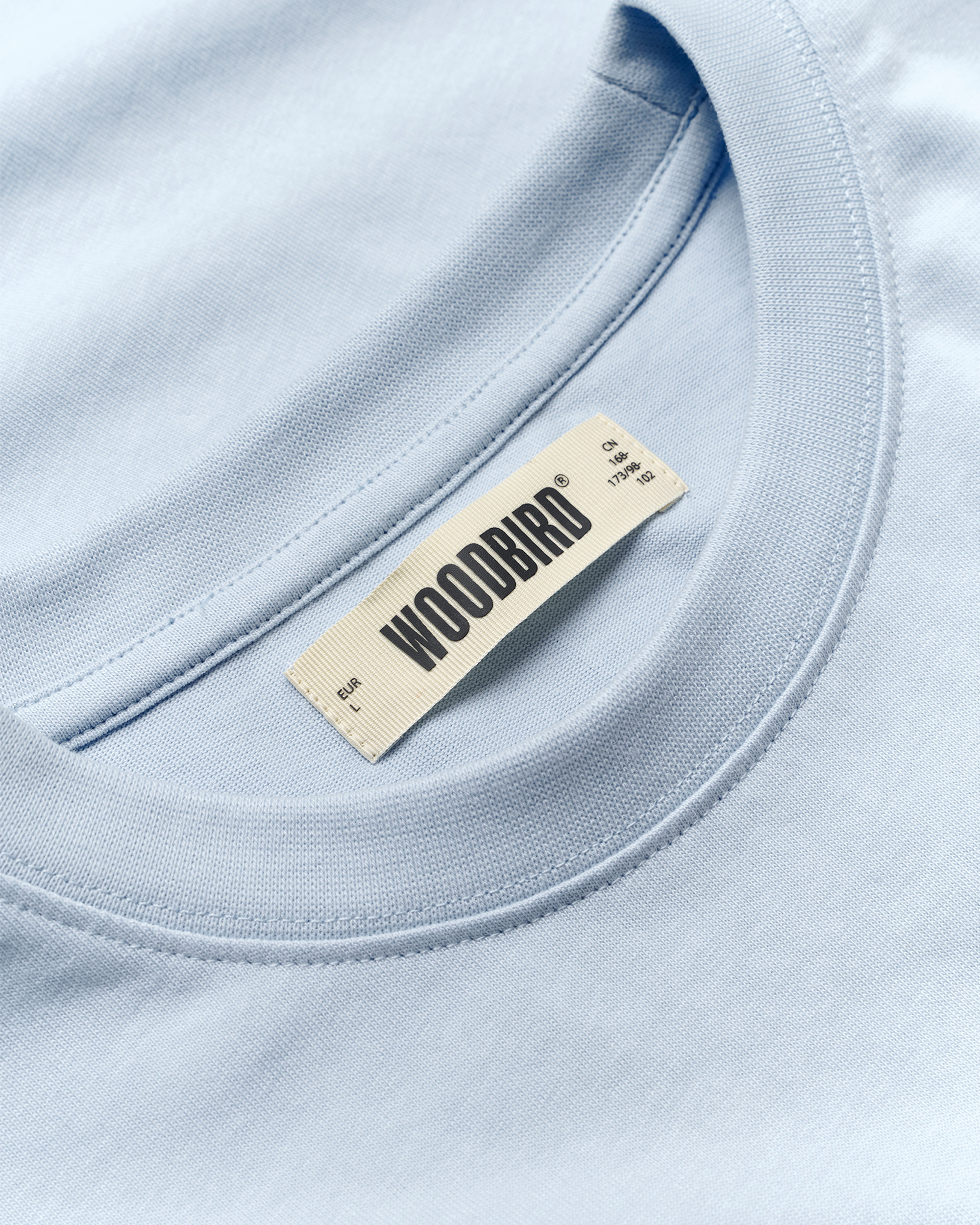 Woodbird WBBaine Octo Tee T-Shirts Dusty Blue