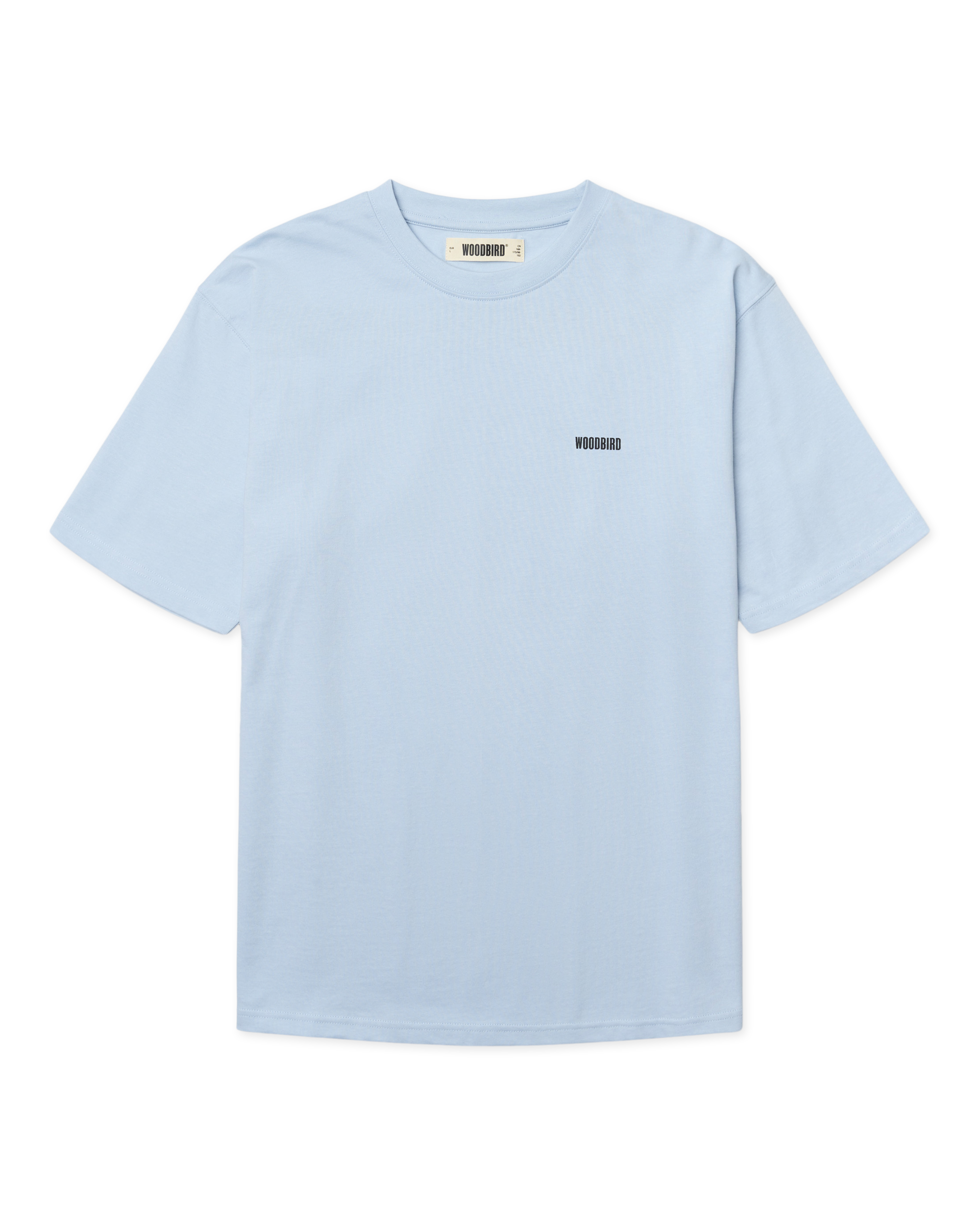 Woodbird WBBaine Octo Tee T-Shirts Dusty Blue