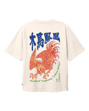 Woodbird WBBaine Phenix Tee T-Shirts Off White