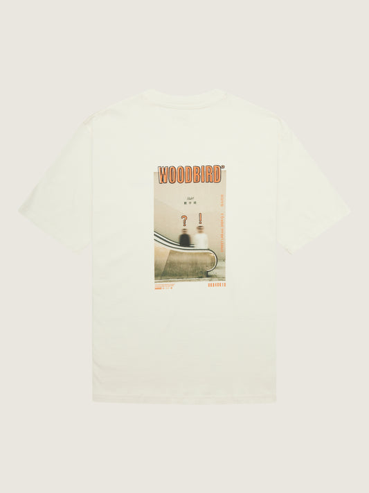 Woodbird WBBaine Photo Tee T-Shirts Off White