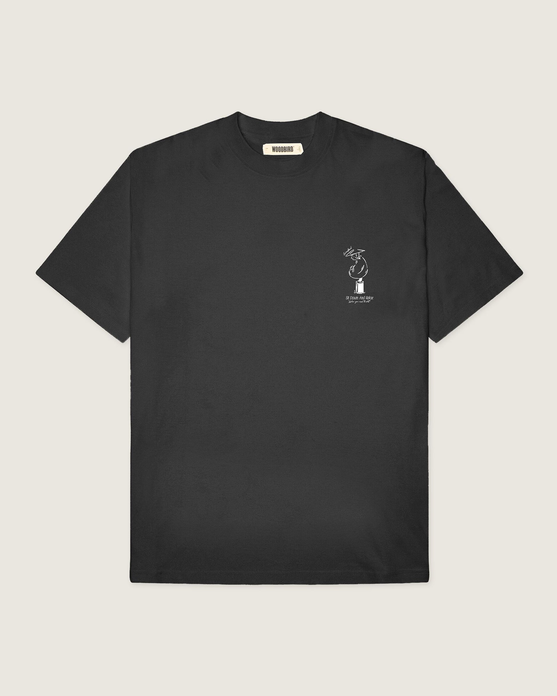 Woodbird WBBaine Relax Tee T-Shirts Black