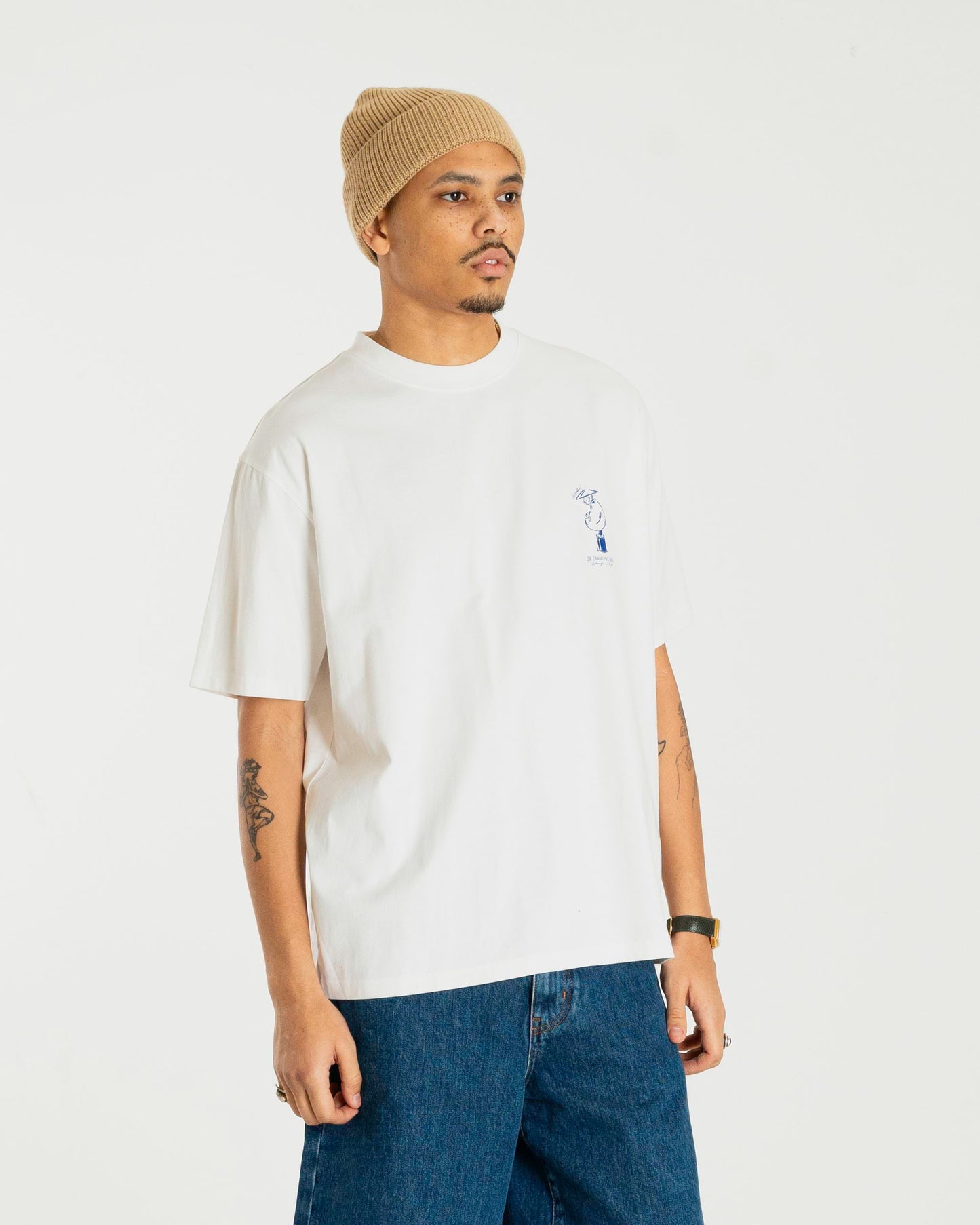 Woodbird WBBaine Relax Tee T-Shirts White