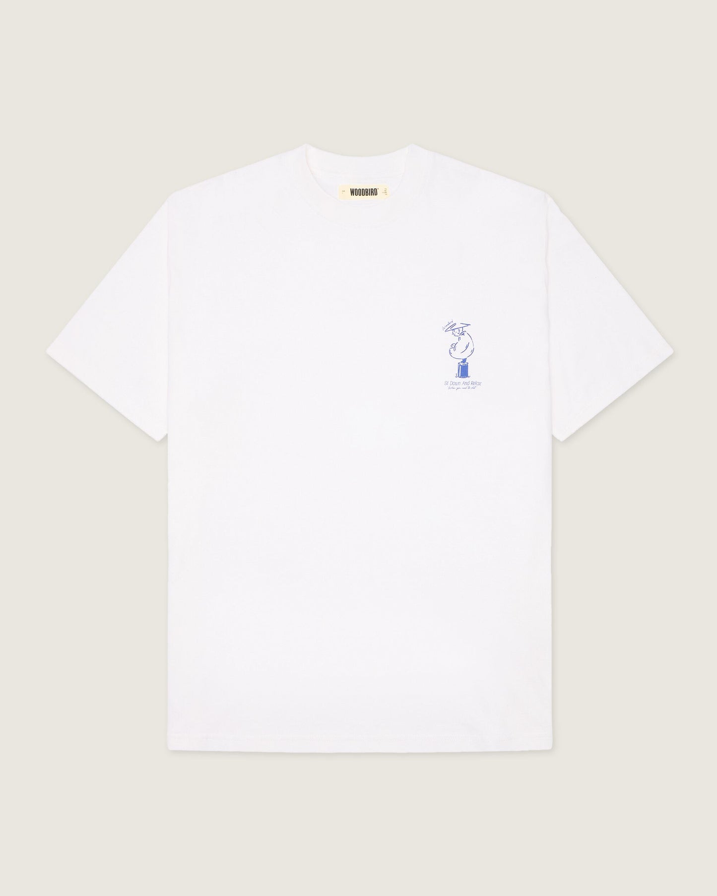 Woodbird WBBaine Relax Tee T-Shirts White