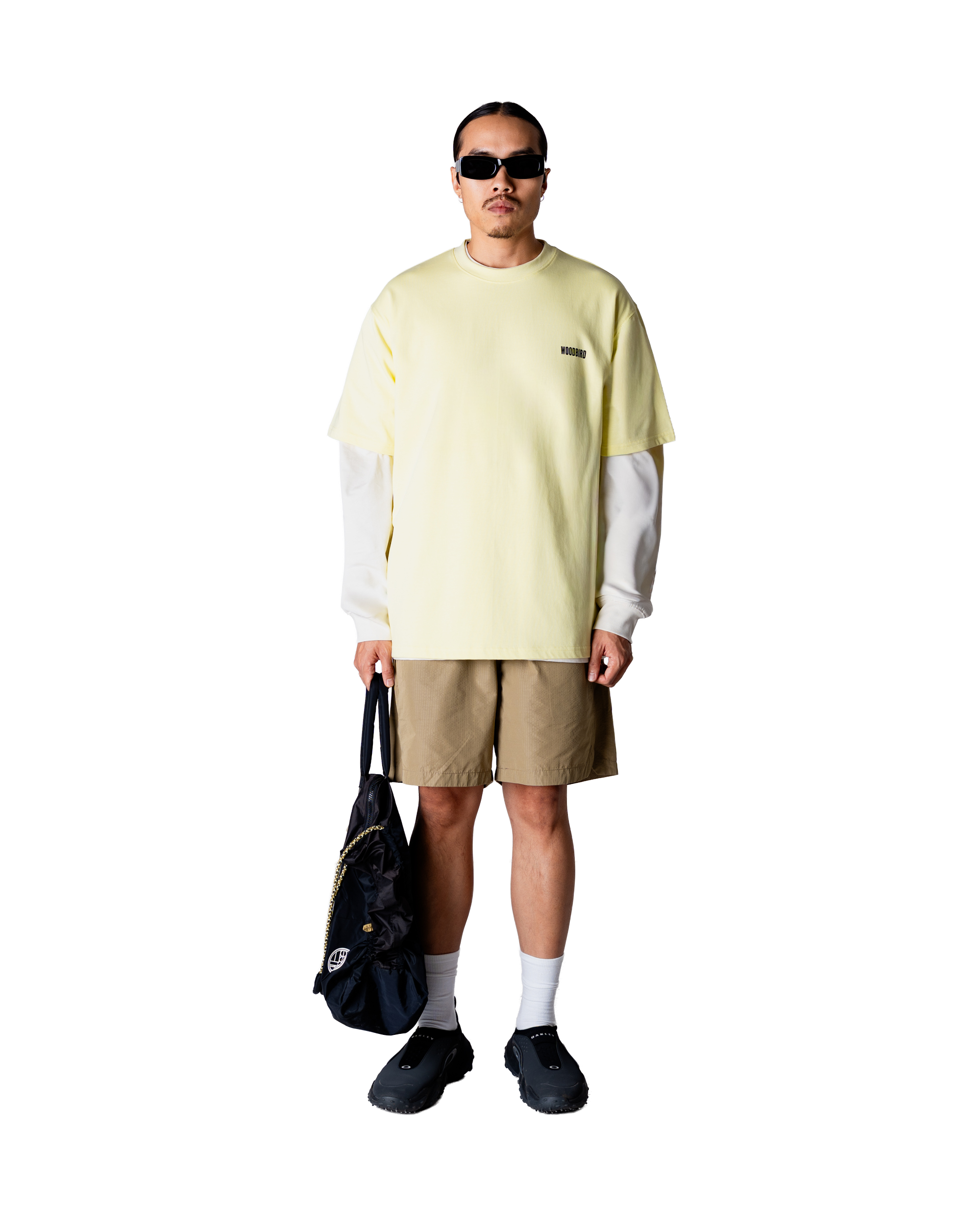 Woodbird WBBaine Sea Tee T-Shirts Wax Yellow