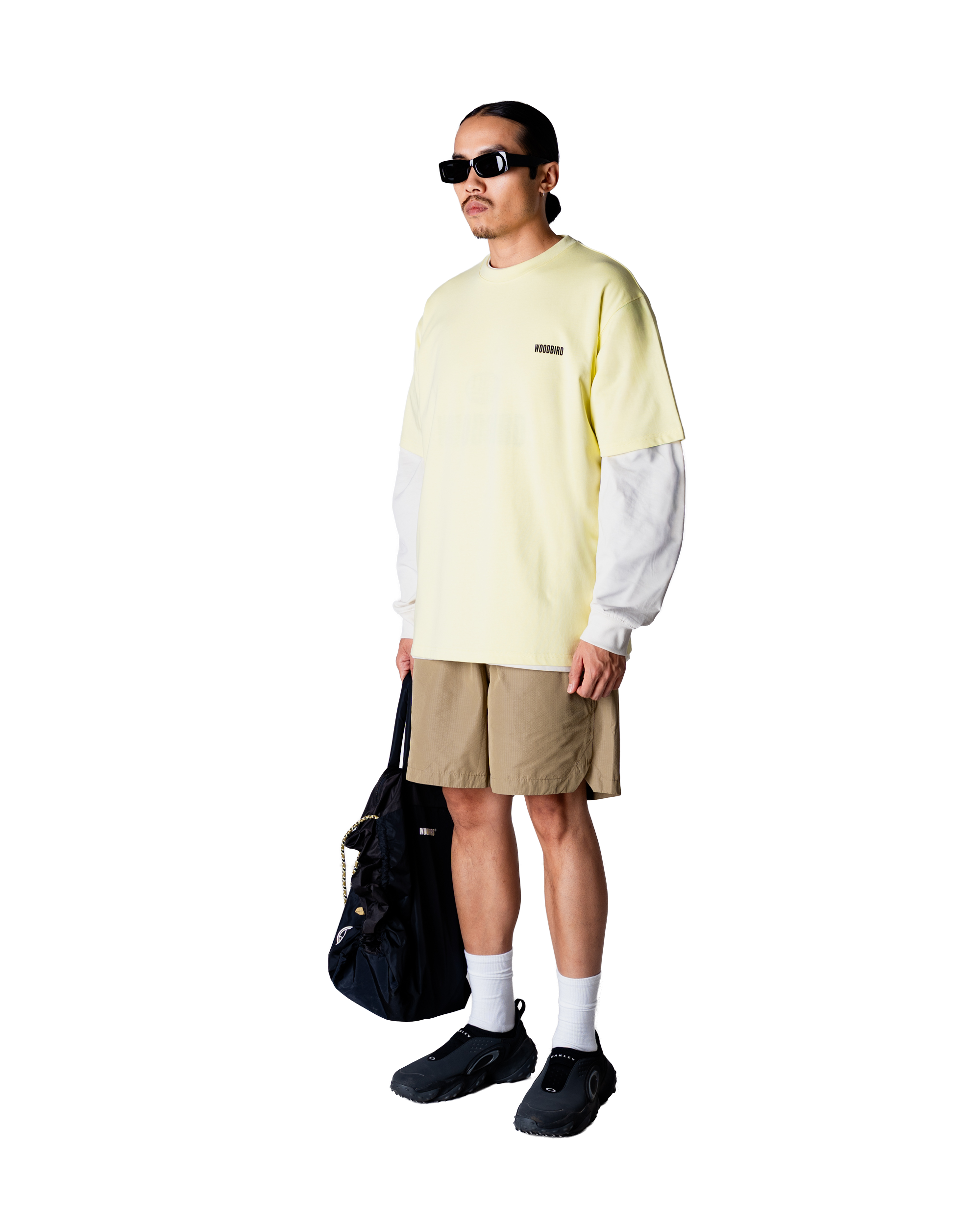 Woodbird WBBaine Sea Tee T-Shirts Wax Yellow