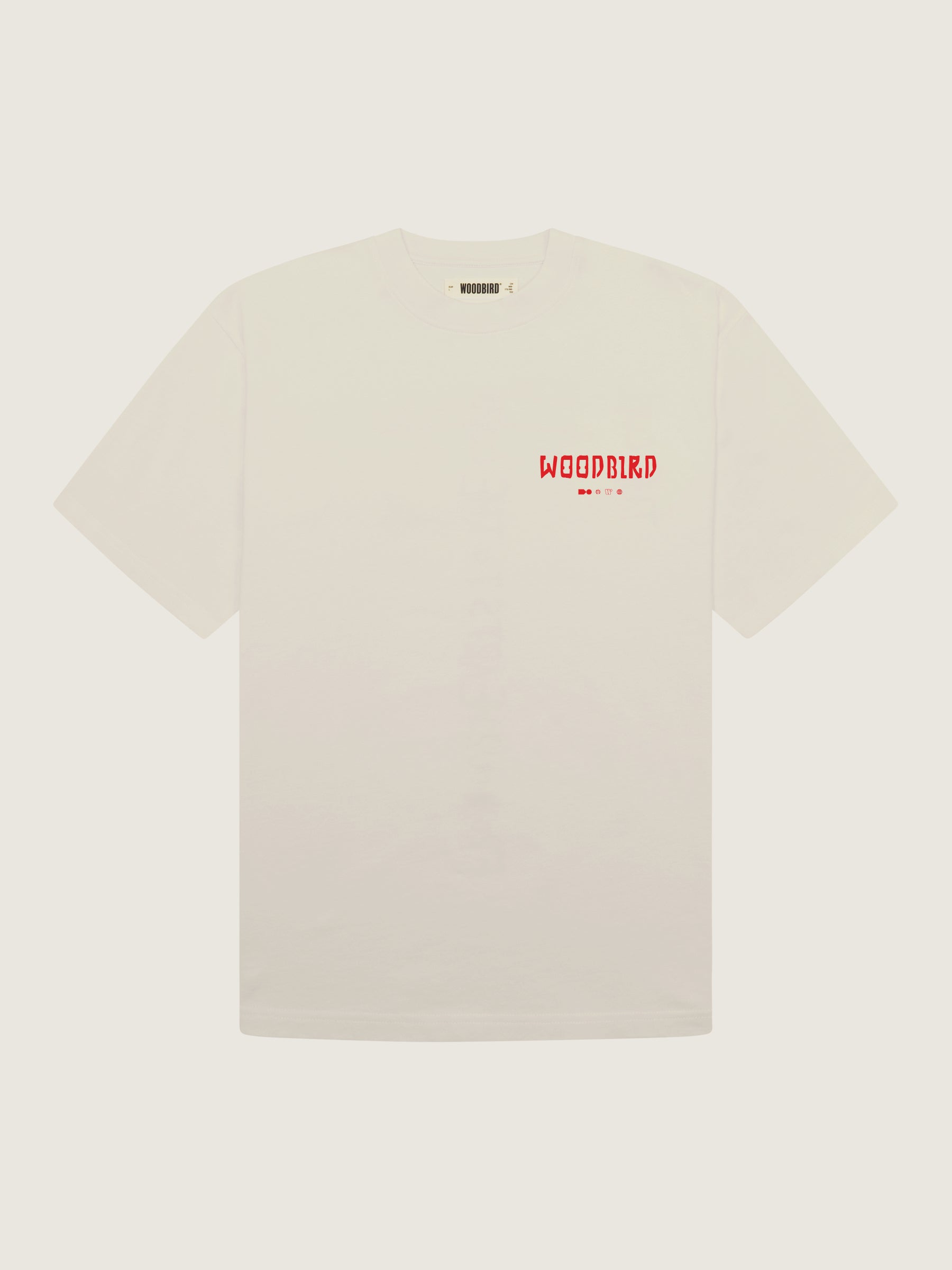 Woodbird WBBaine Serve Tee T-Shirts Off White