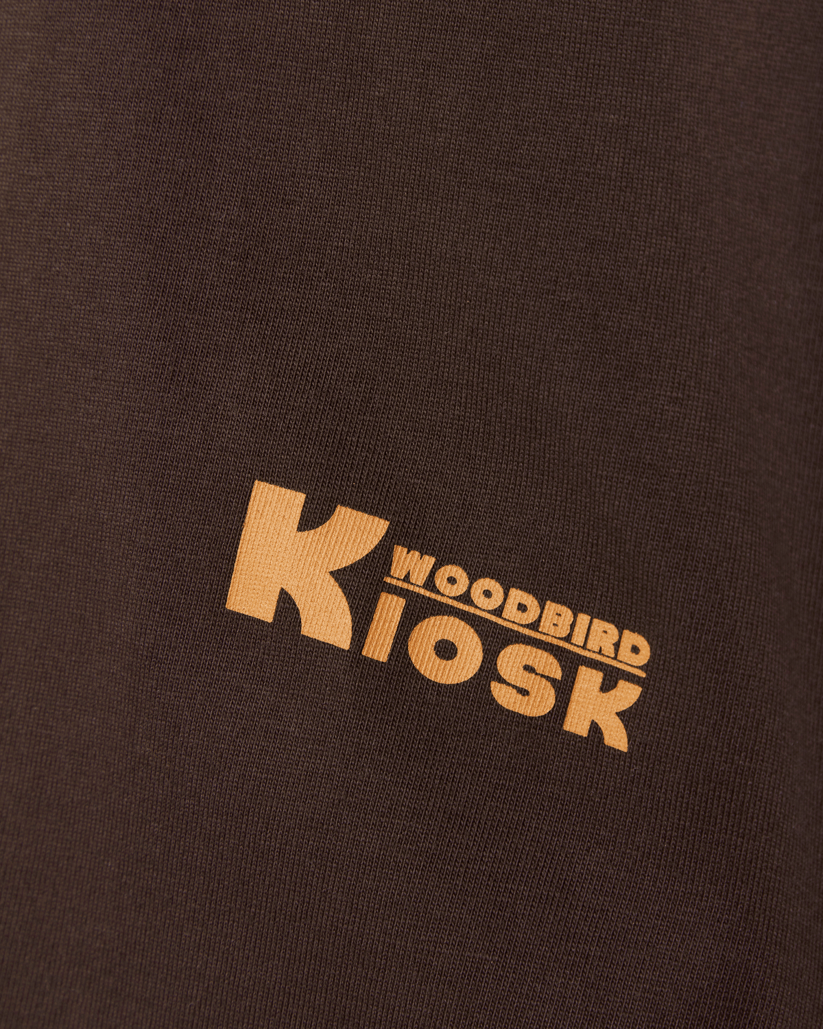 Woodbird WBBaine Shop Tee T-Shirts Fudge Brown