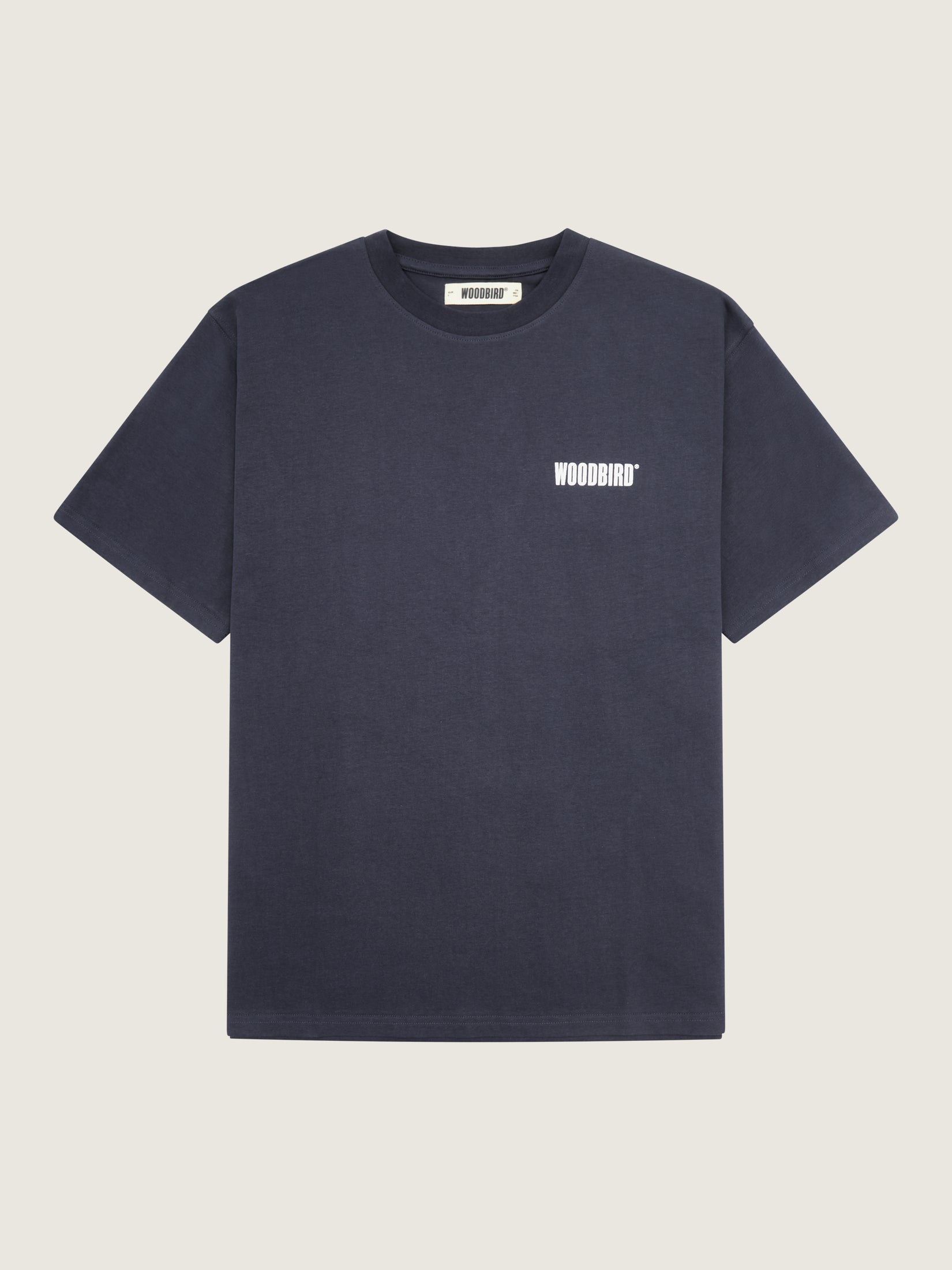 Woodbird WBBaine Sip Tee T-Shirts Navy