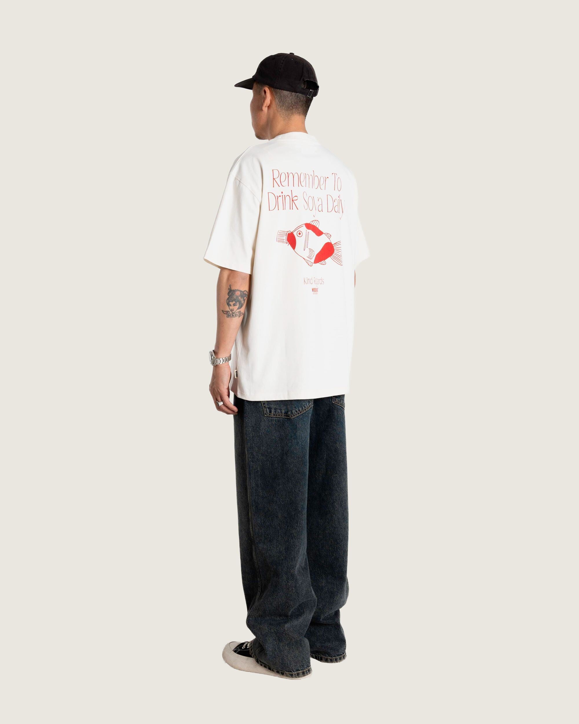 Woodbird WBBaine Soya Tee T-Shirts Off White