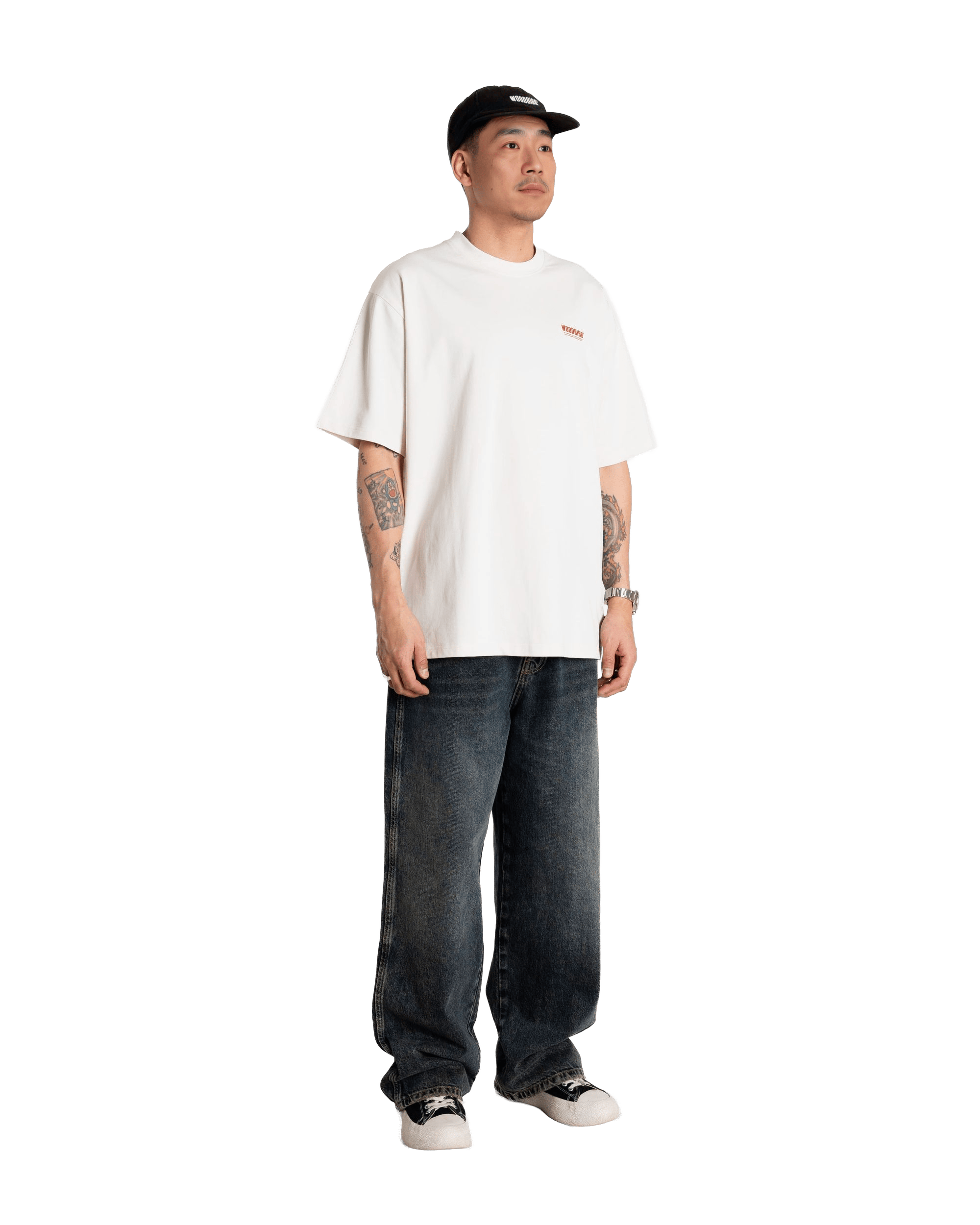 Woodbird WBBaine Soya Tee T-Shirts Off White