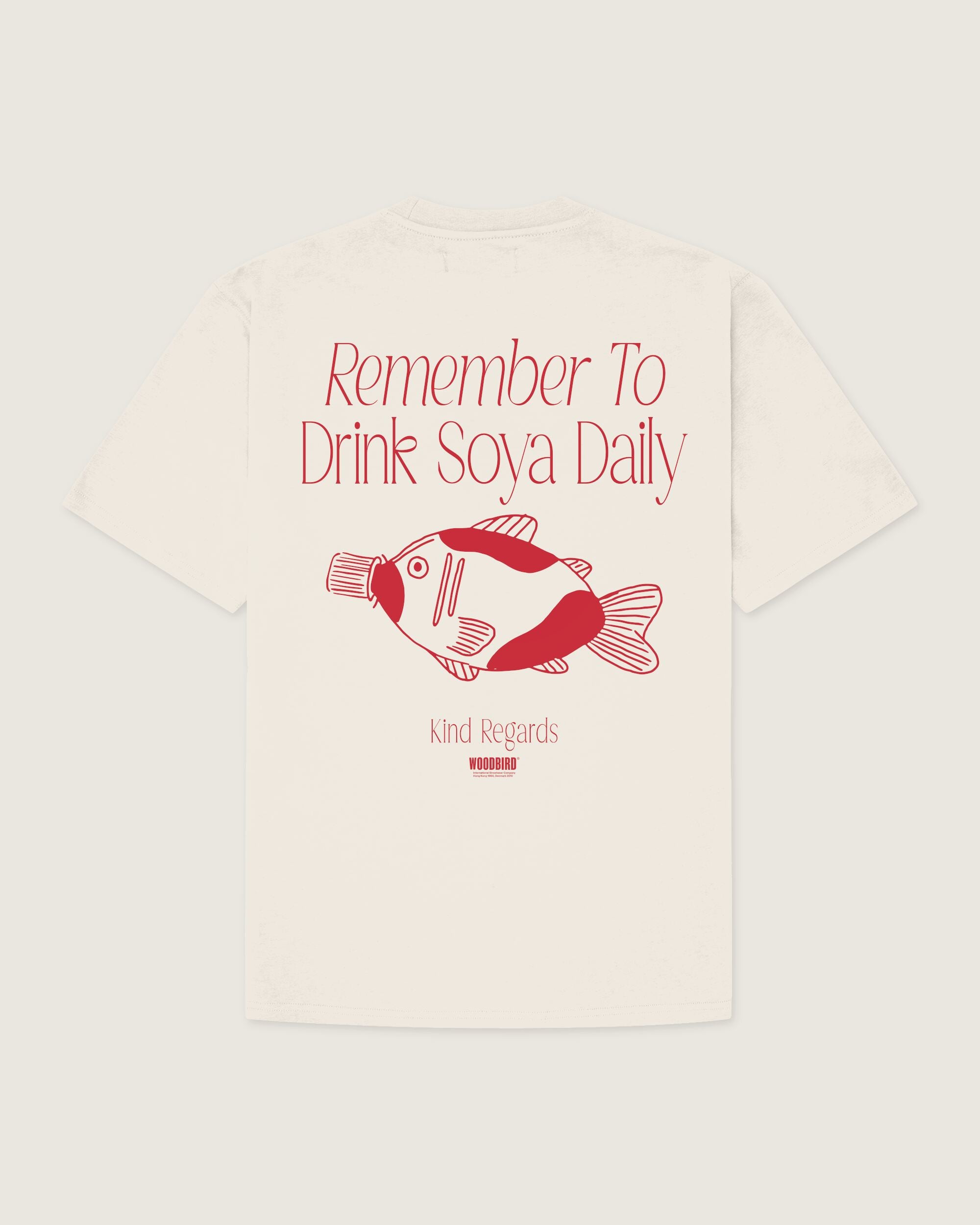 Woodbird WBBaine Soya Tee T-Shirts Off White