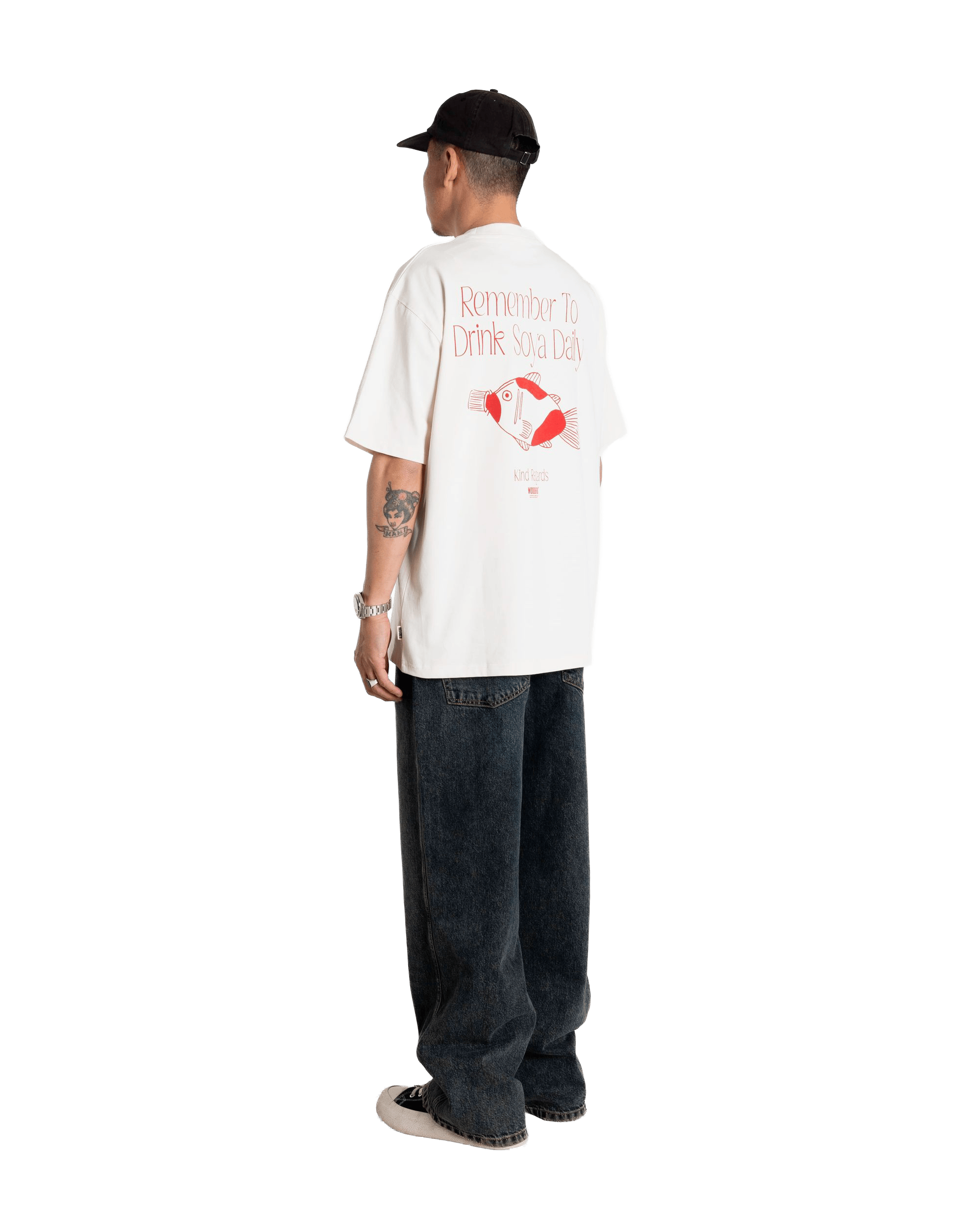 Woodbird WBBaine Soya Tee T-Shirts Off White