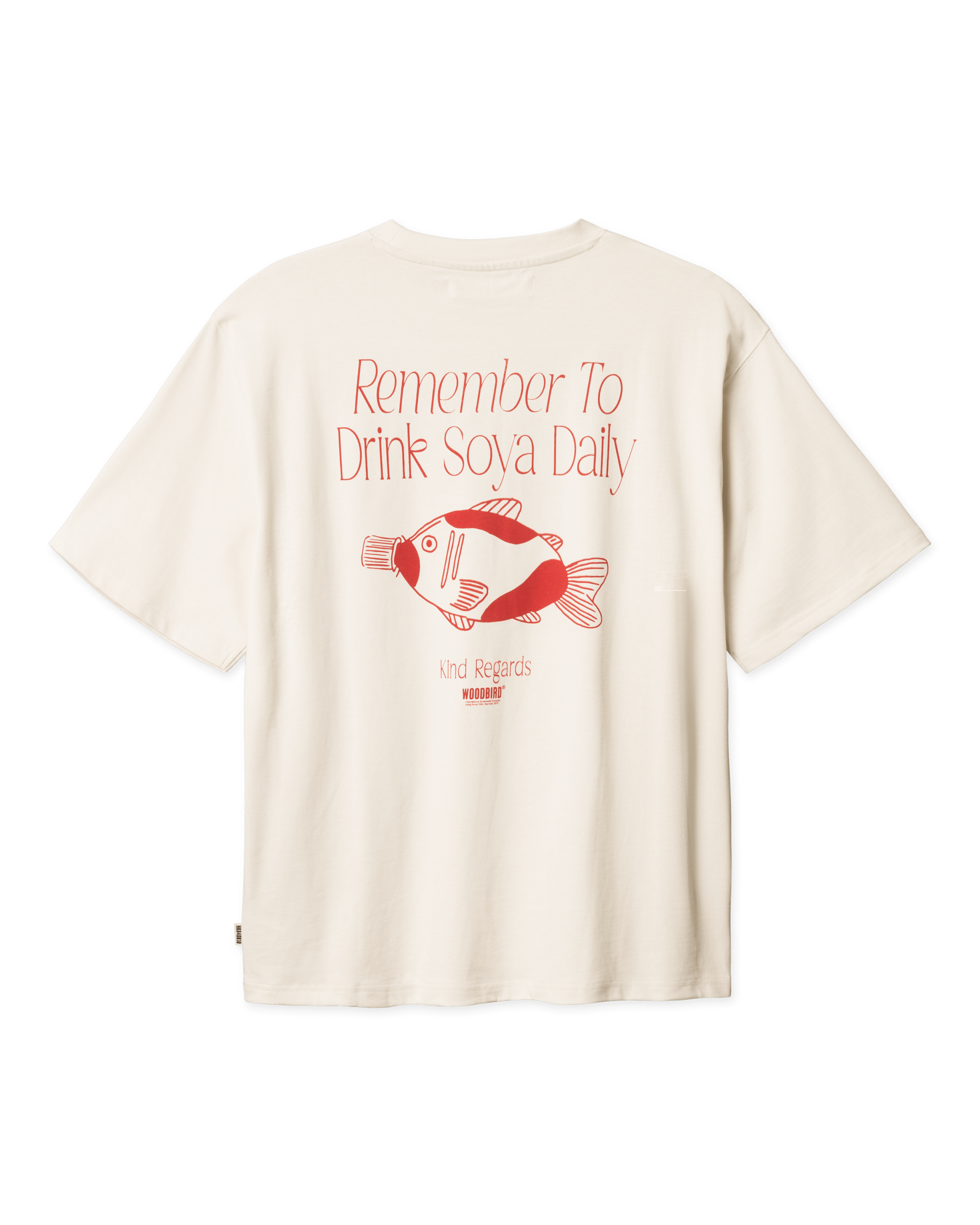 Woodbird WBBaine Soya Tee T-Shirts Off White