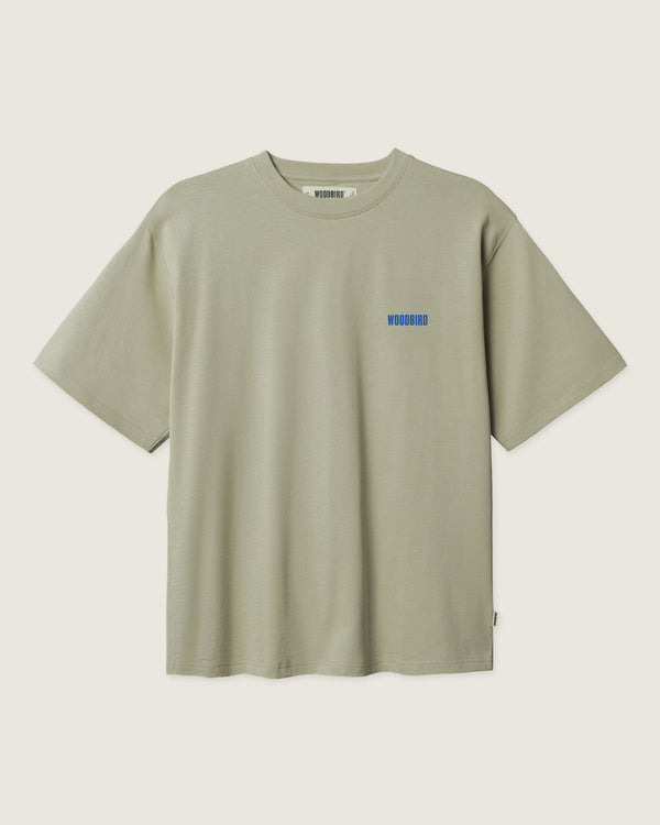 Woodbird WBBaine Space Tee T-Shirts Stone