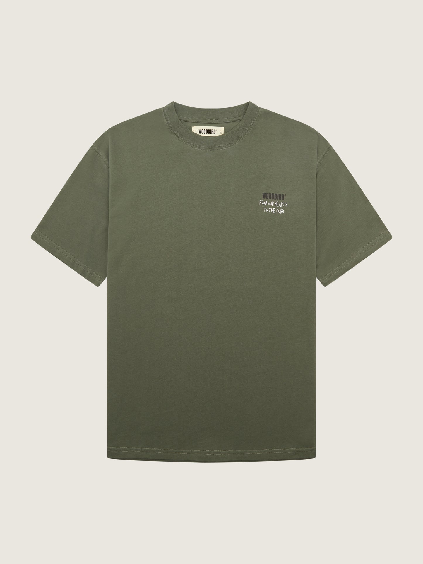 Woodbird WBBaine State Tee T-Shirts Light Army