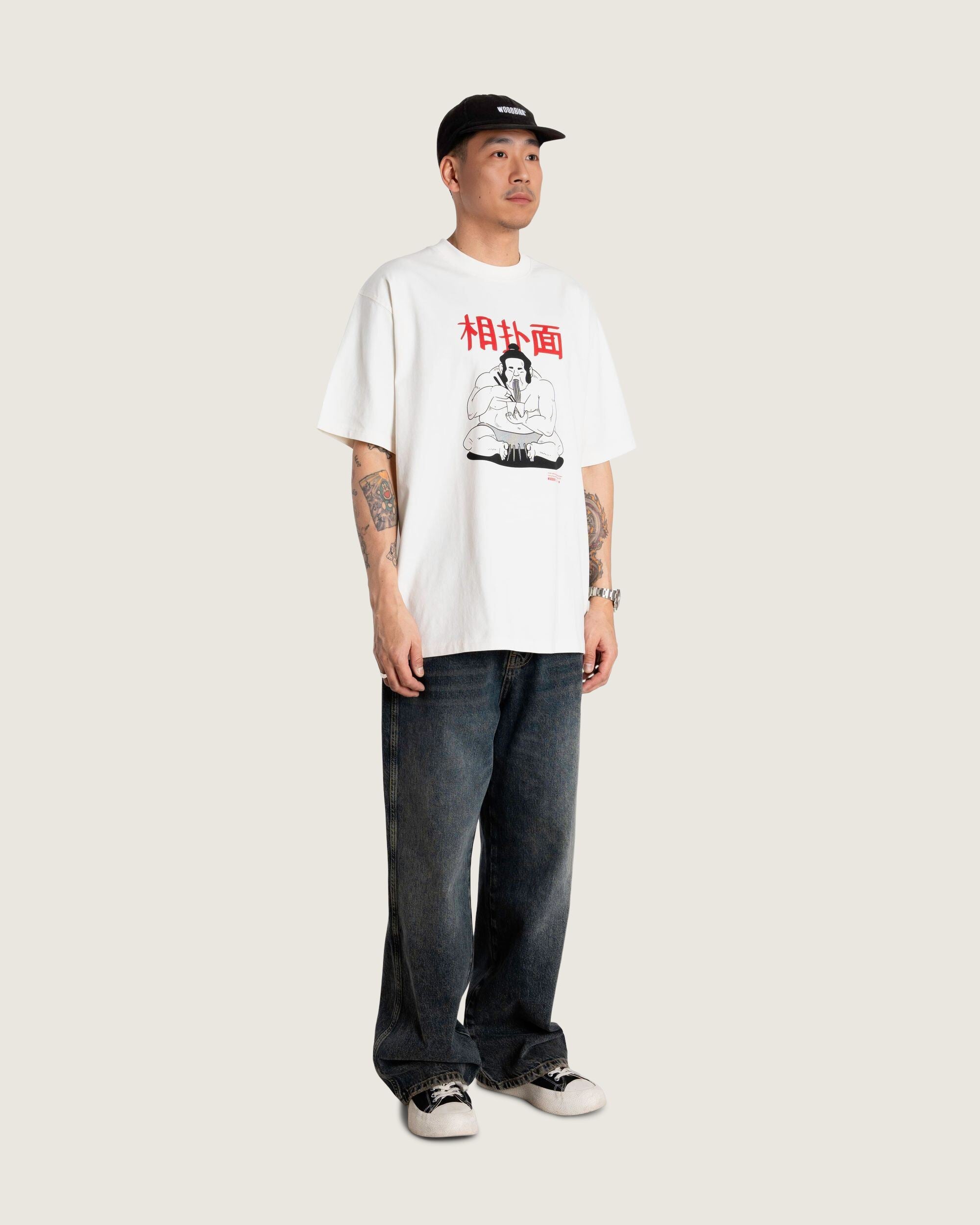 Woodbird WBBaine Sumo Tee T-Shirts Off White