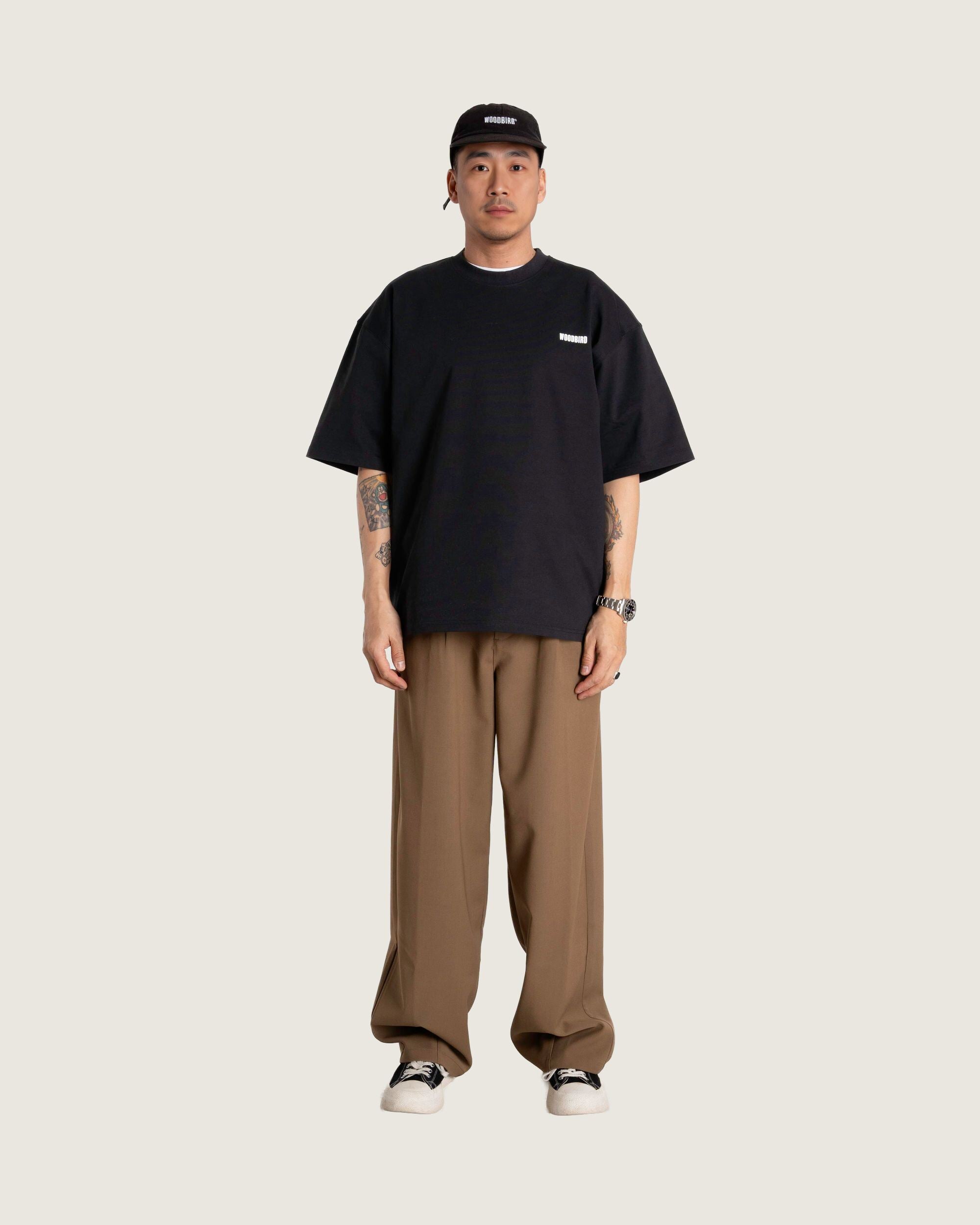 Woodbird WBBaine Sumo Tee T-Shirts Black