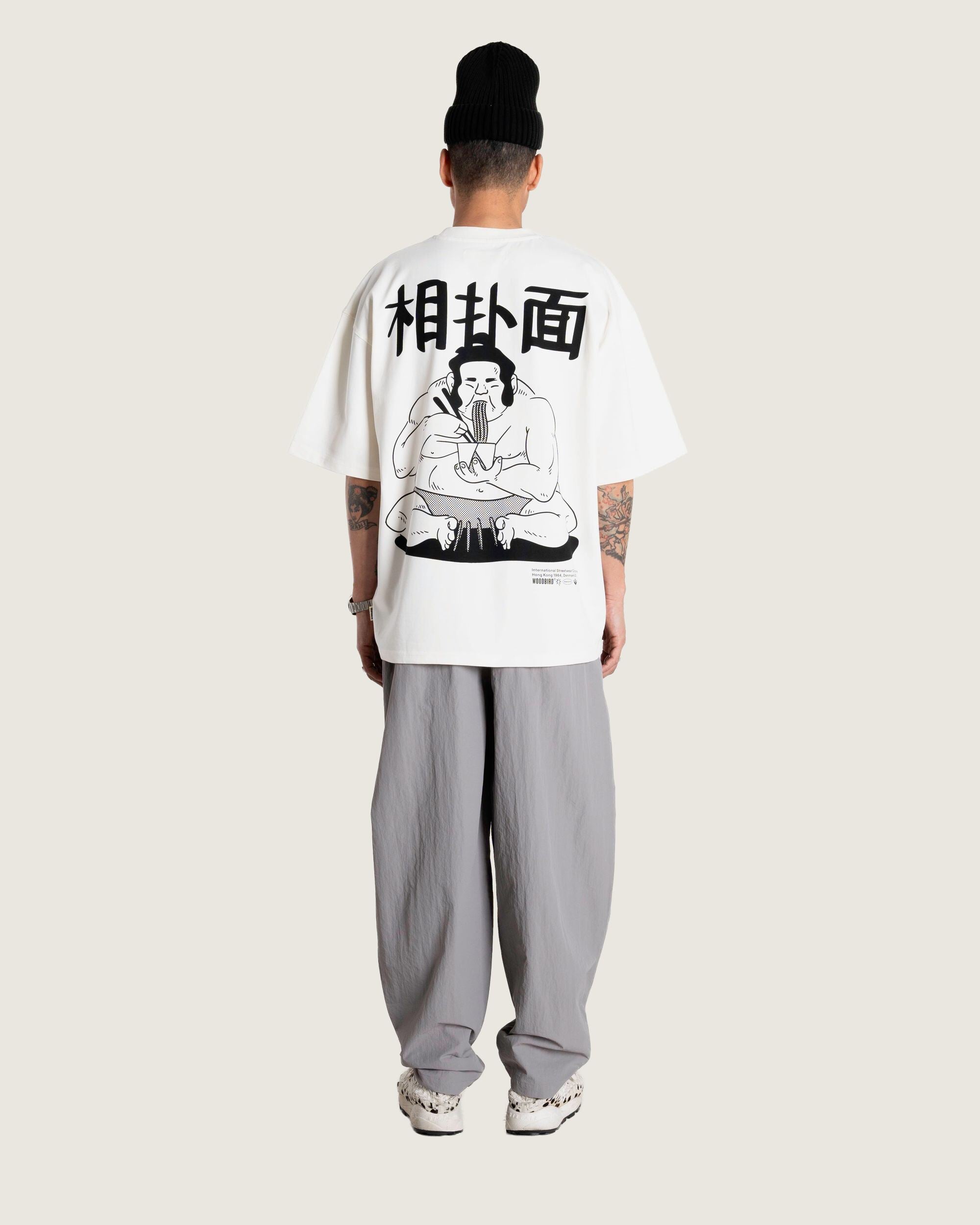 Woodbird WBBaine Sumo Tee T-Shirts Off White