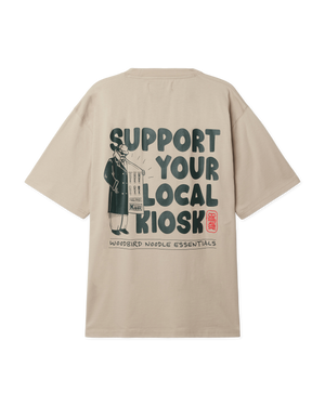 Woodbird WBBaine Support Tee T-Shirts Taupe
