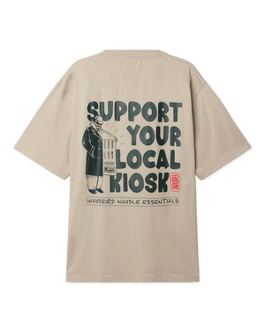 Woodbird WBBaine Support Tee T-Shirts Taupe