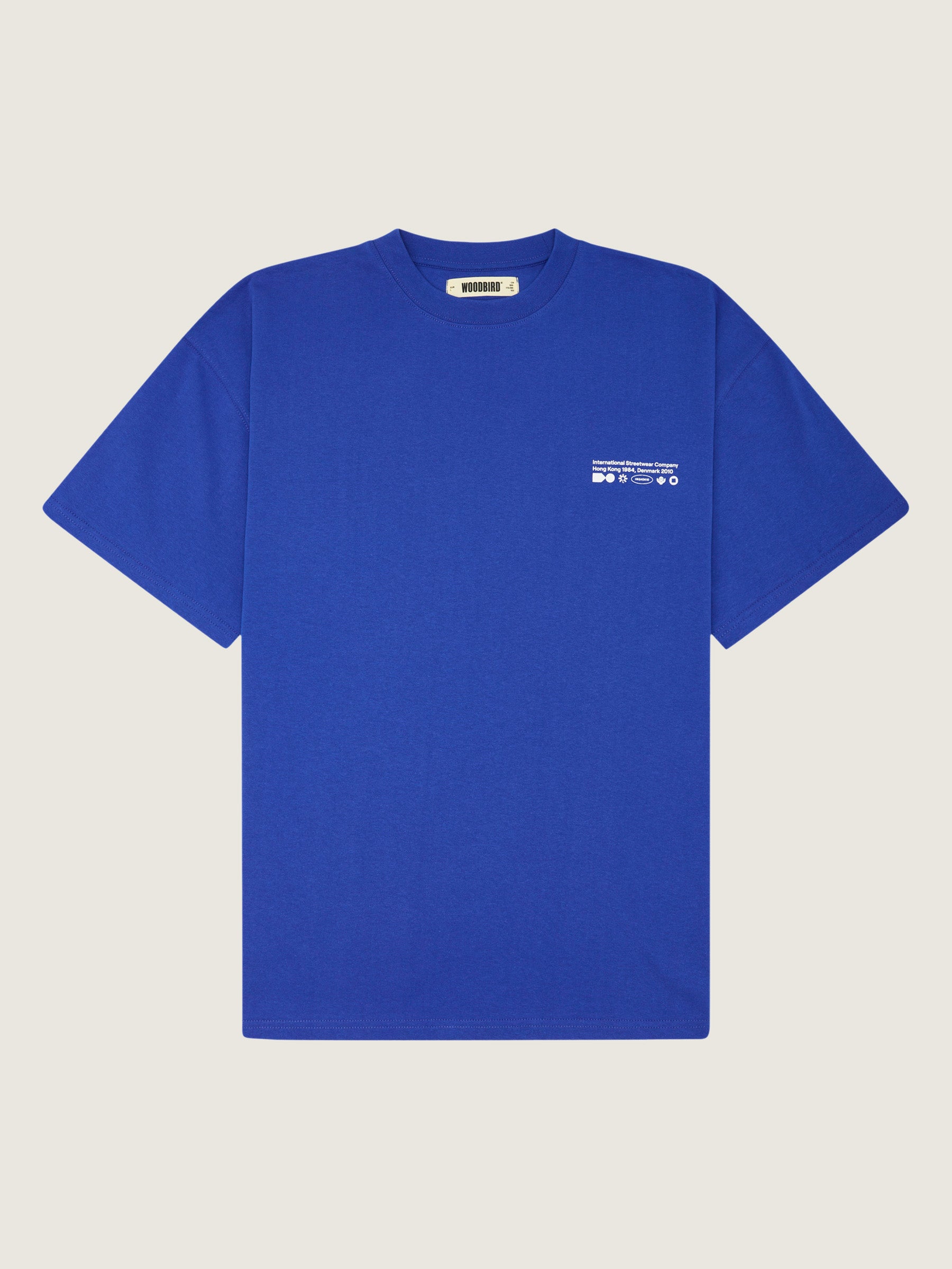Woodbird WBBaine Tech Tee T-Shirts Cobalt Blue
