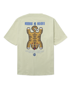 Woodbird WBBaine Tiger Tee T-Shirts Dusty Green