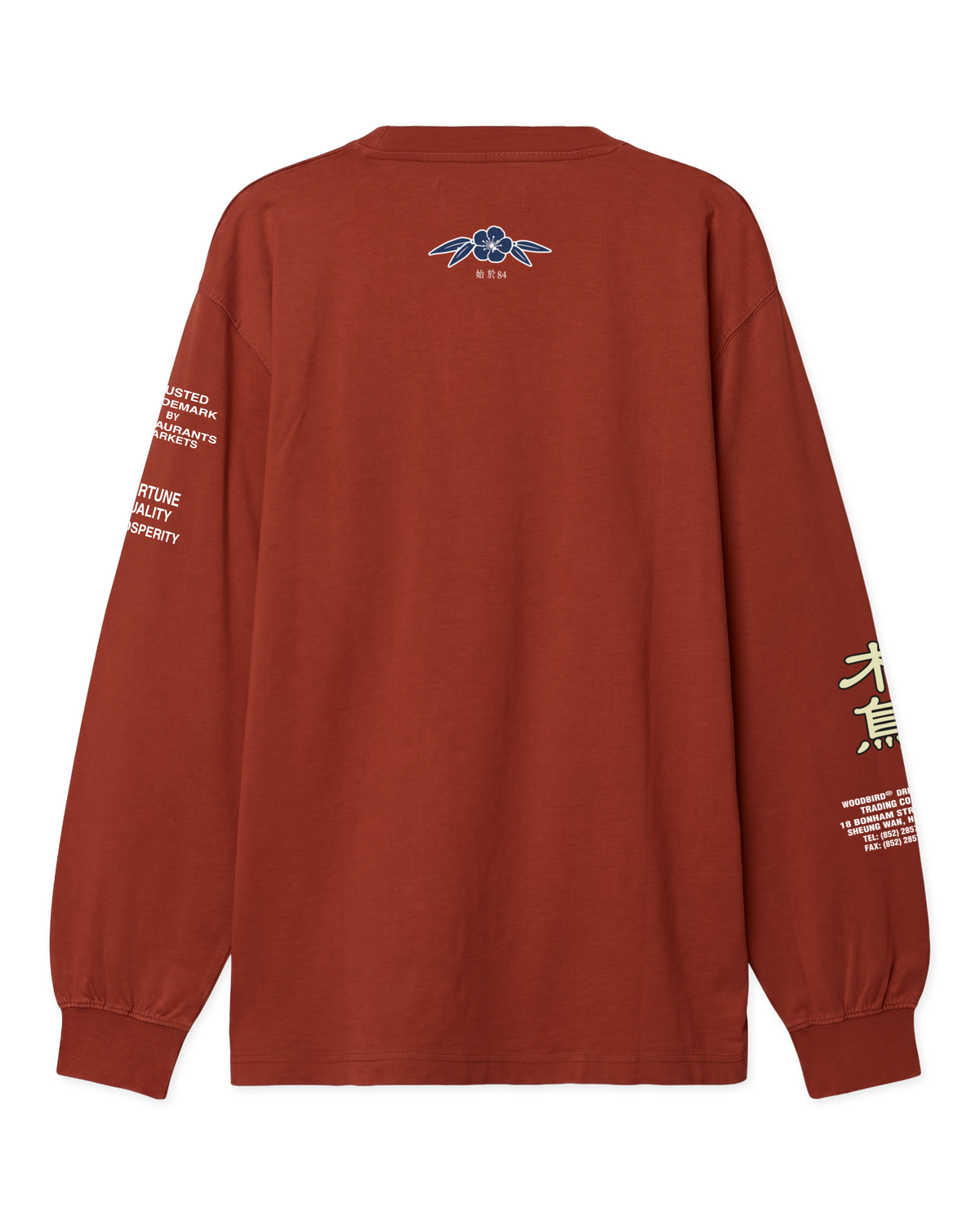 Woodbird WBBaine Trade LS Tee T-Shirts Red