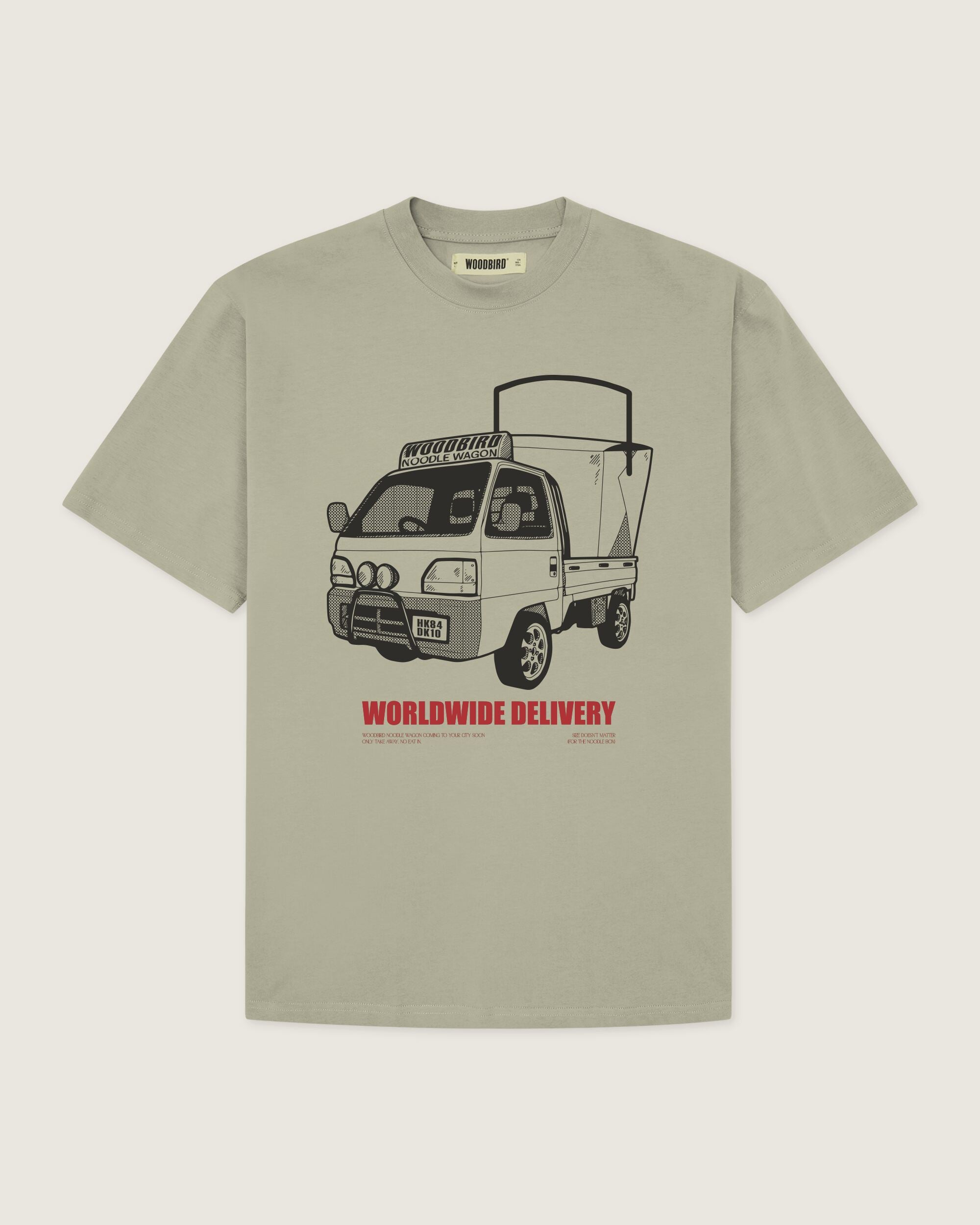 Woodbird WBBaine Truck Tee T-Shirts Stone
