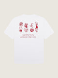 WBBaine Vase Tee - White-Red