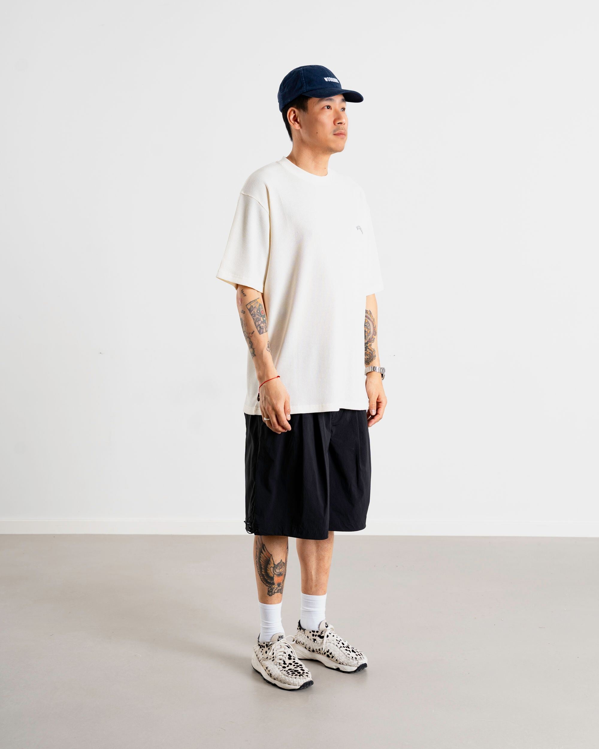 Woodbird WBBaine Waffel Tee T-Shirts Off White