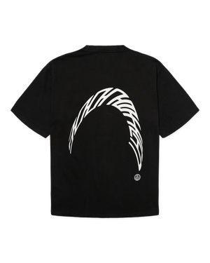 Woodbird WBBaine Warp Acid Tee T-Shirts Washed Black