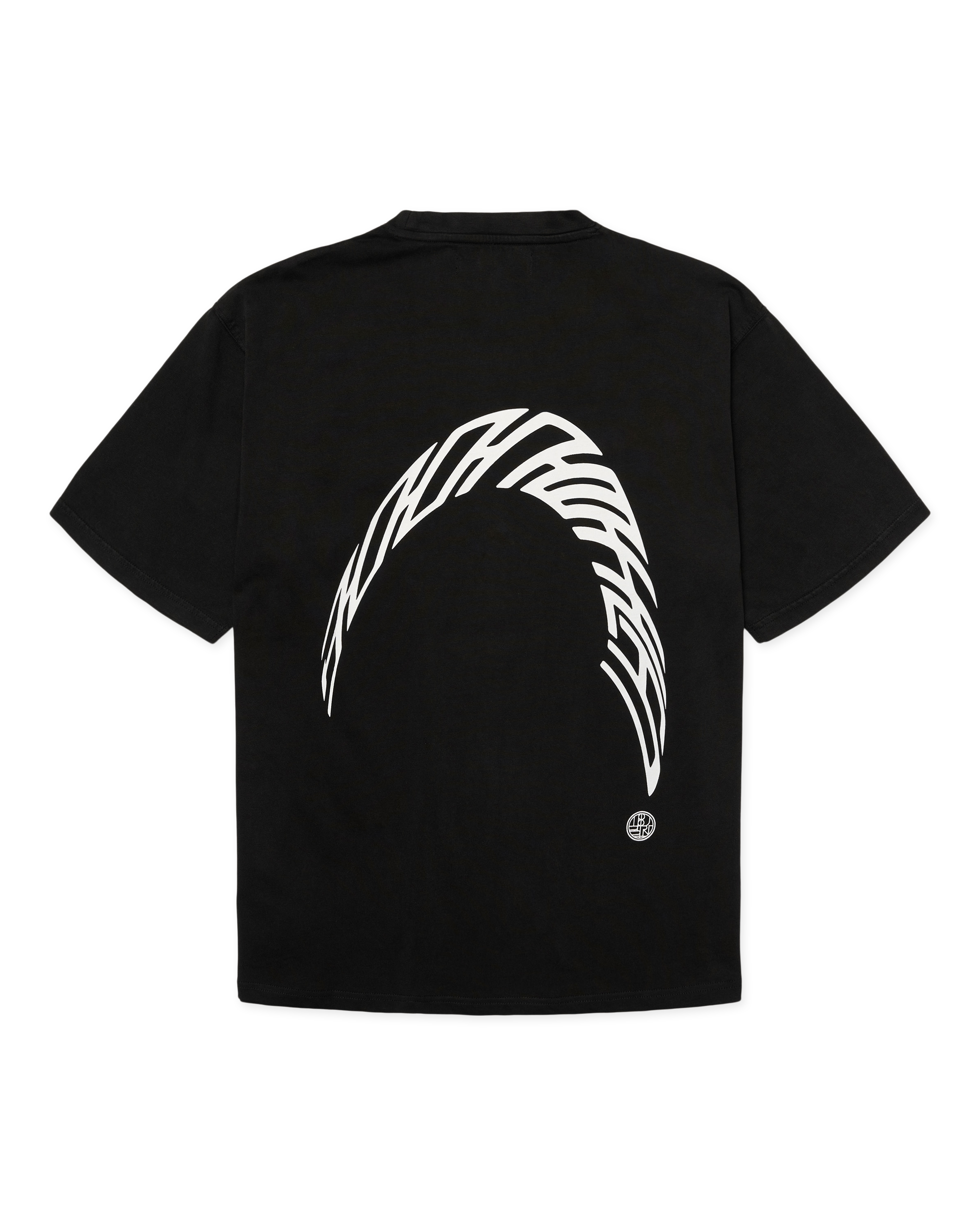 Woodbird WBBaine Warp Acid Tee T-Shirts Washed Black
