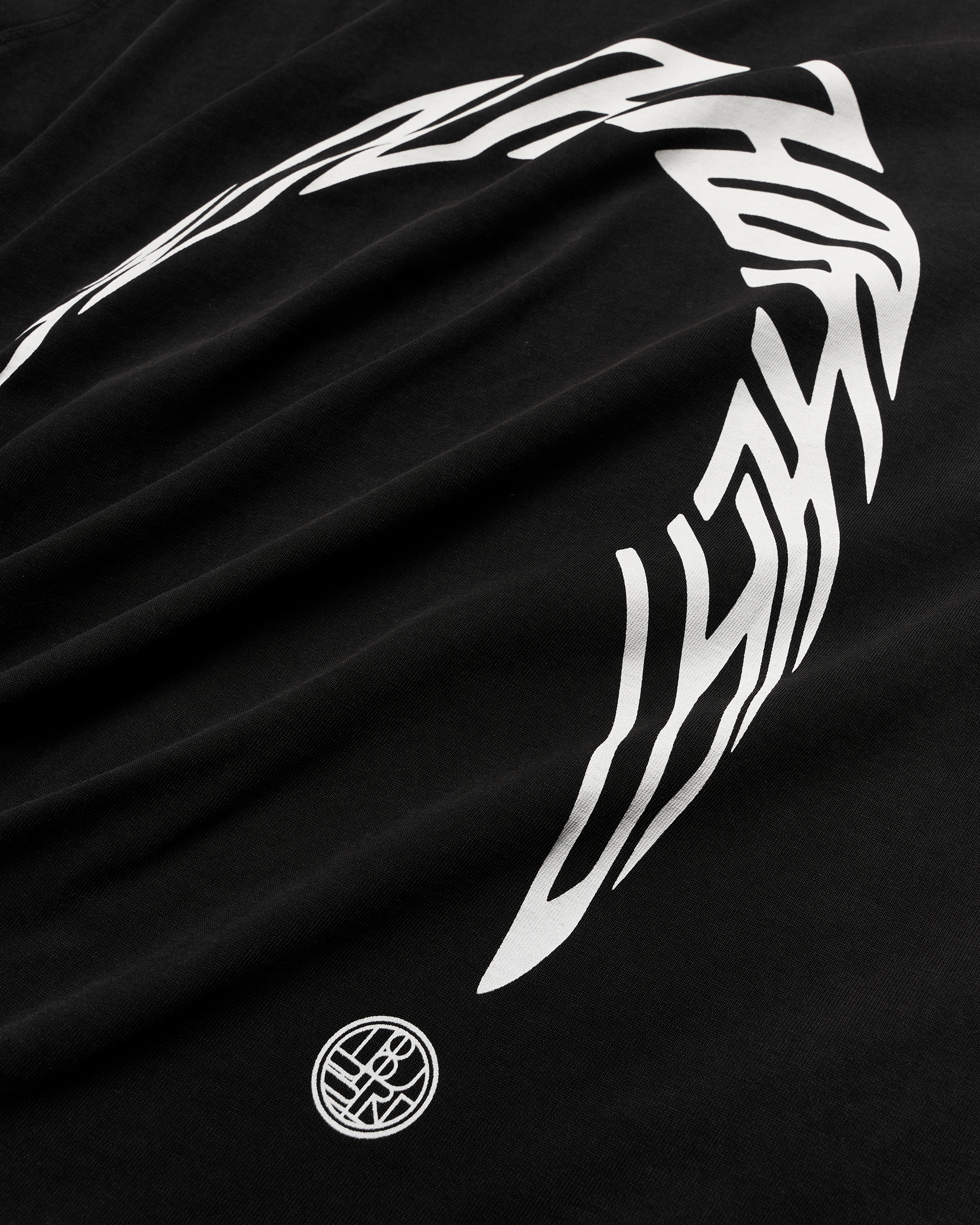Woodbird WBBaine Warp Acid Tee T-Shirts Washed Black