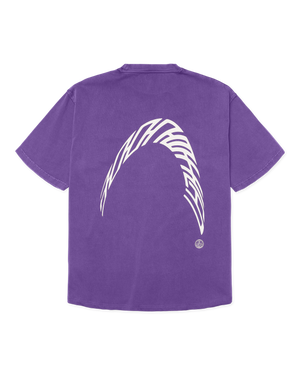 Woodbird WBBaine Warp Acid Tee T-Shirts Washed Purple