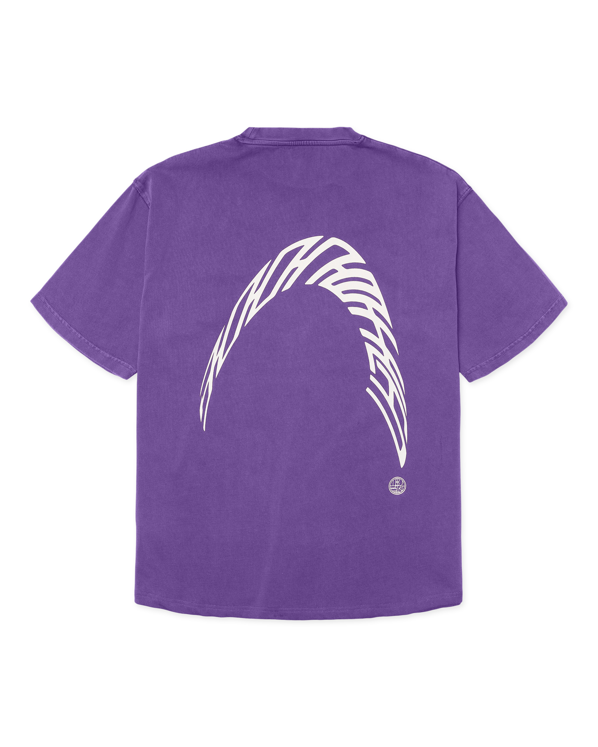 Woodbird WBBaine Warp Acid Tee T-Shirts Washed Purple
