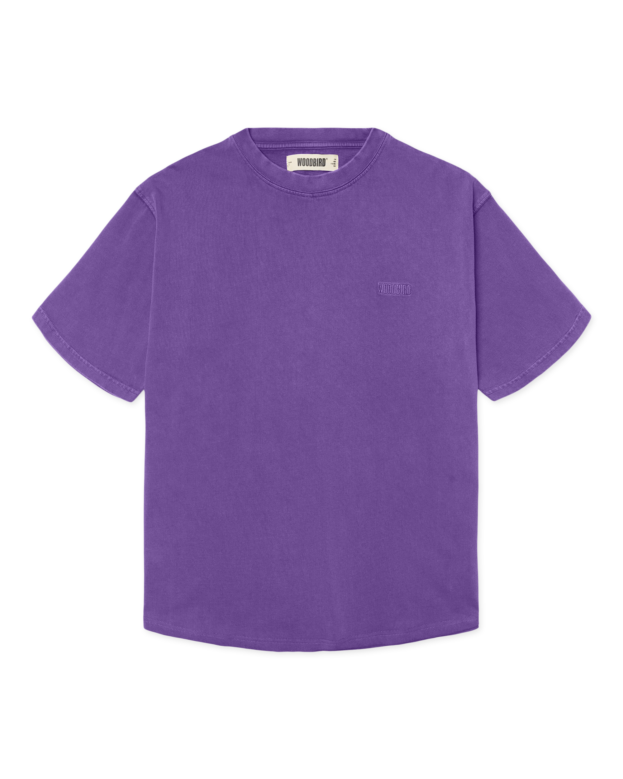 Woodbird WBBaine Warp Acid Tee T-Shirts Washed Purple