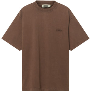 Woodbird WBBaine Washed Tee T-Shirts Brown