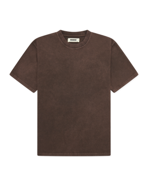 Woodbird WBBaine Washed Tee T-Shirts Brown