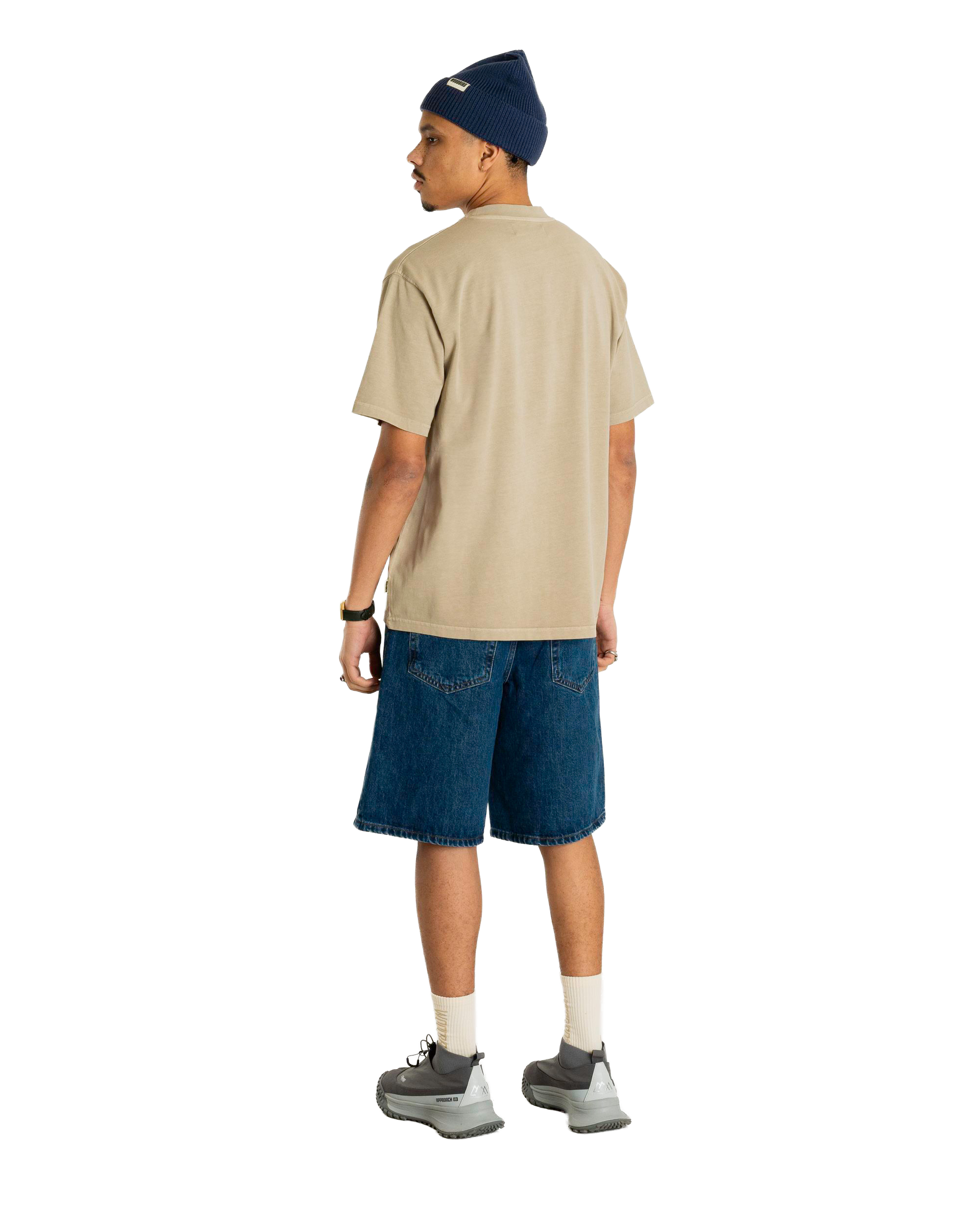 Woodbird WBBaine Washed Tee T-Shirts Light Sand