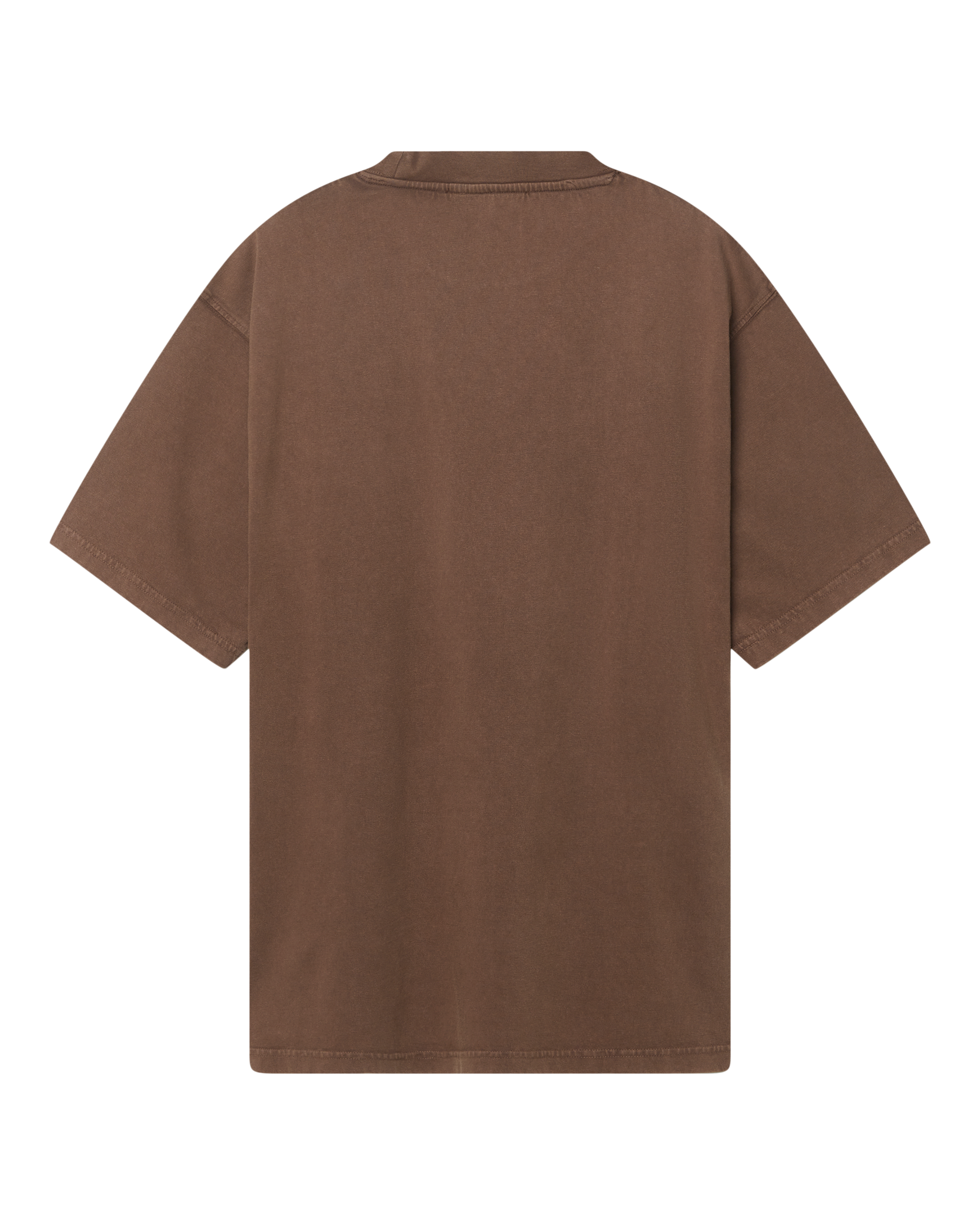 Woodbird WBBaine Washed Tee T-Shirts Washed Brown