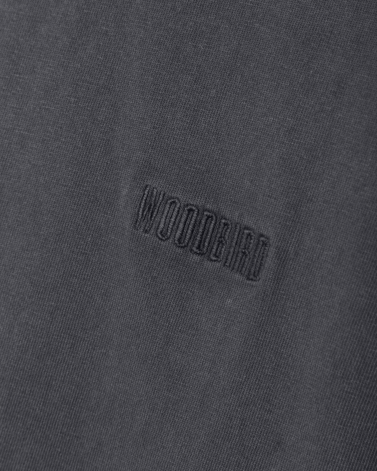 Woodbird WBBaine Washed Tee T-Shirts Washed Slate Blue