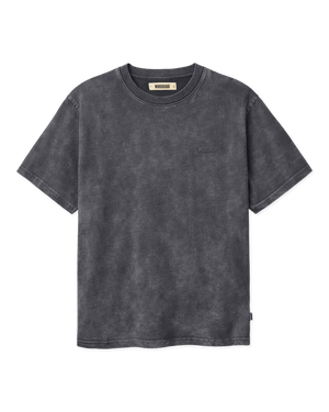 Woodbird WBBaine Washed Tee T-Shirts Washed Slate Blue