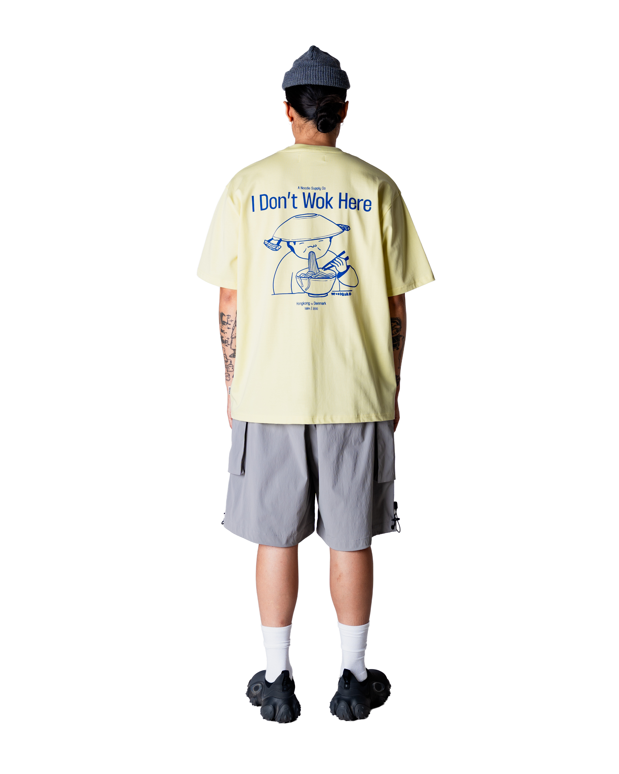 Woodbird WBBaine Wok Tee T-Shirts Wax Yellow