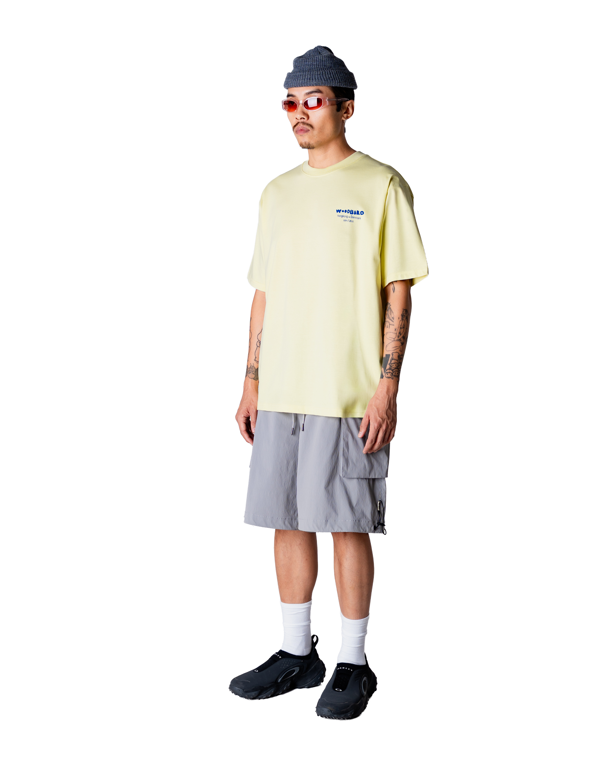 Woodbird WBBaine Wok Tee T-Shirts Wax Yellow