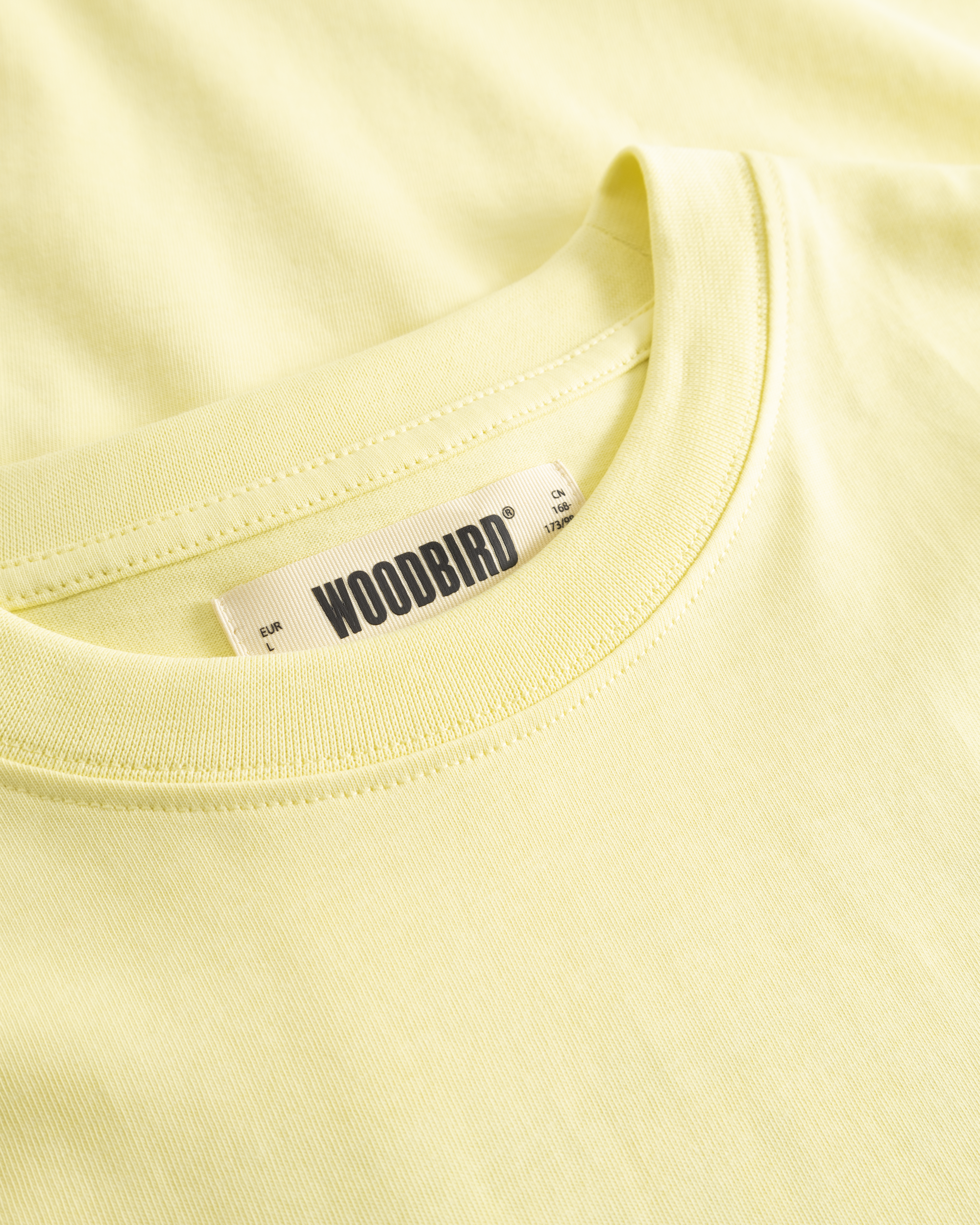 Woodbird WBBaine Wok Tee T-Shirts Wax Yellow
