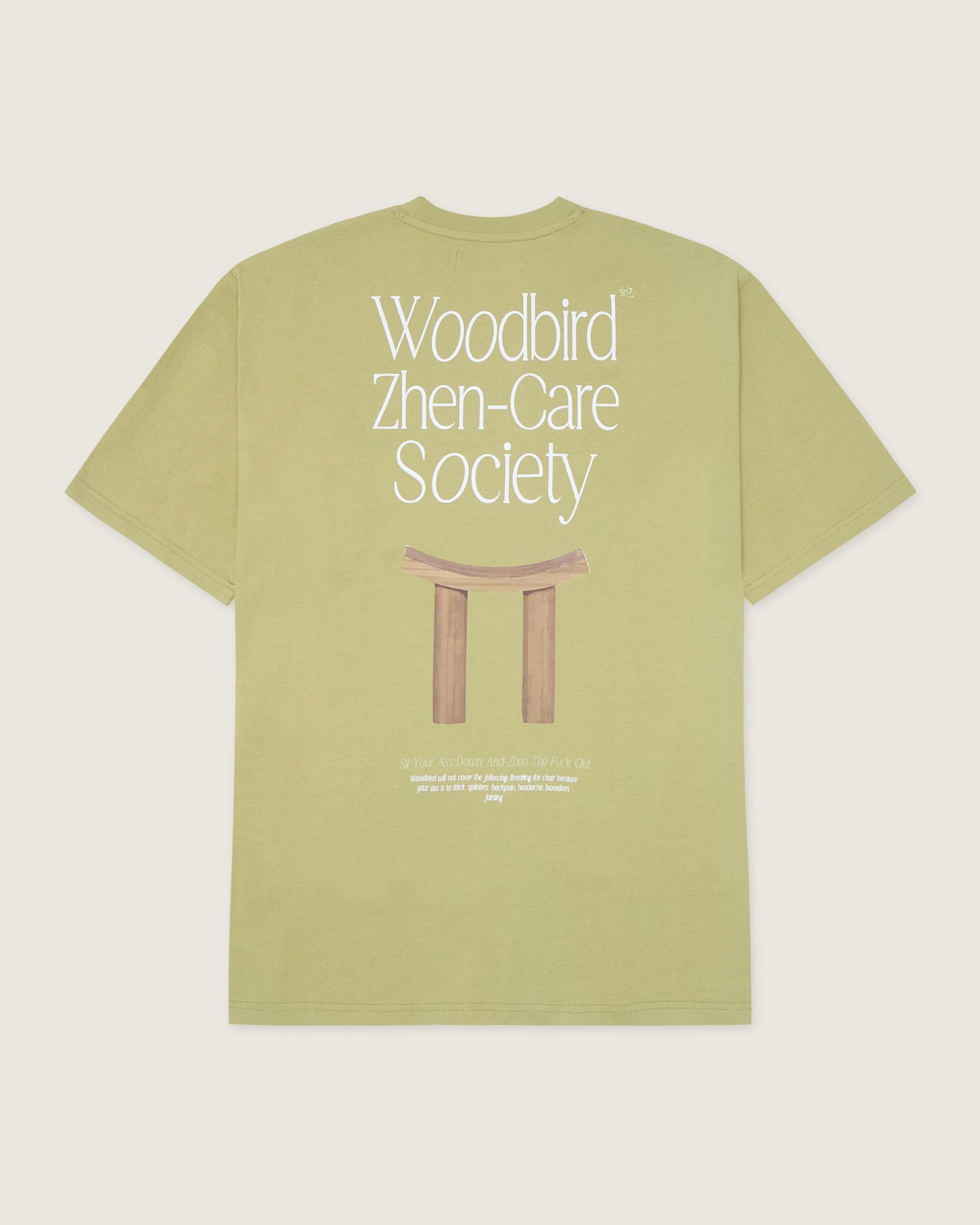 Woodbird WBBaine Zhen Tee. T-Shirts Sage Green