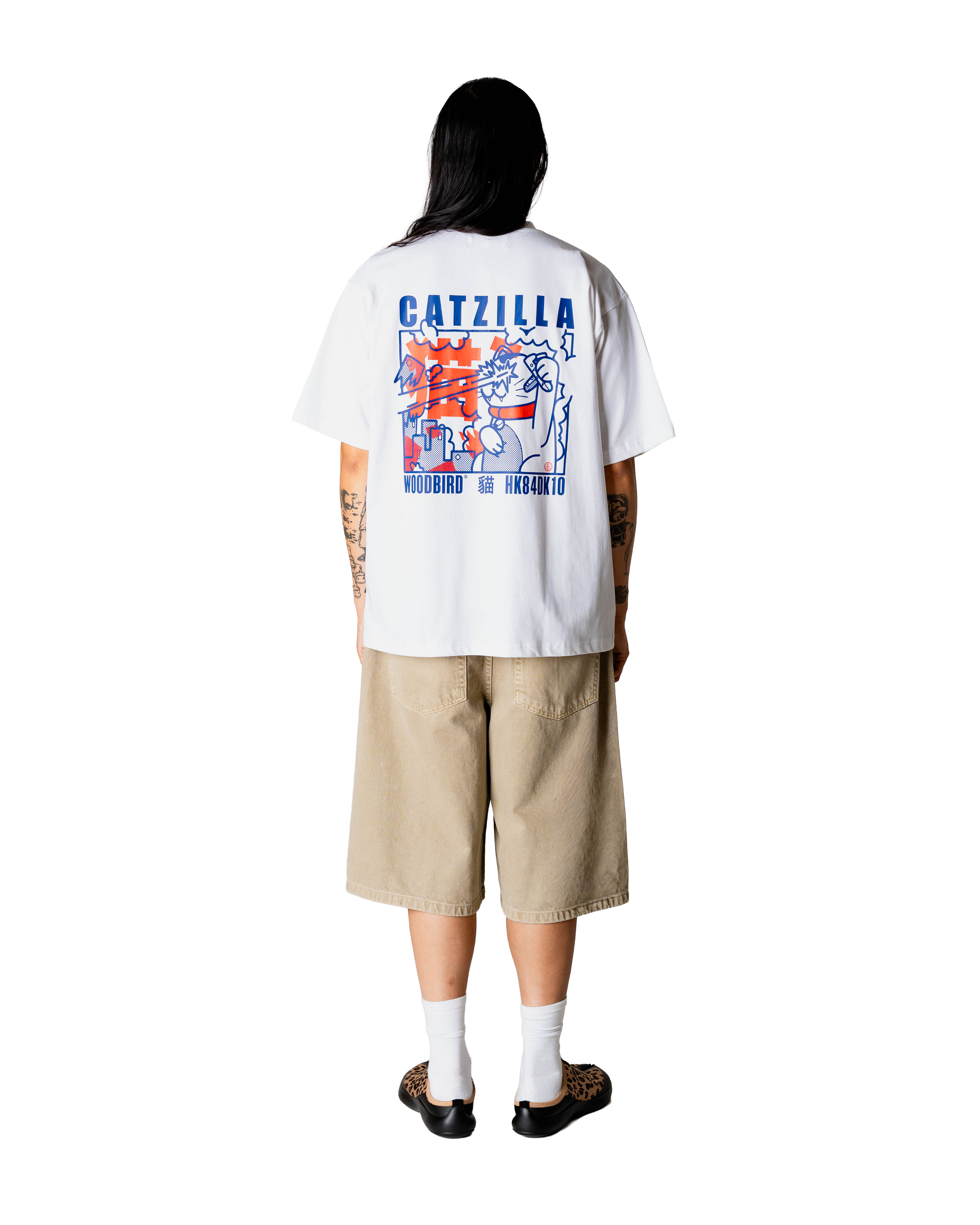 Woodbird WBBaine Zilla Tee T-Shirts White