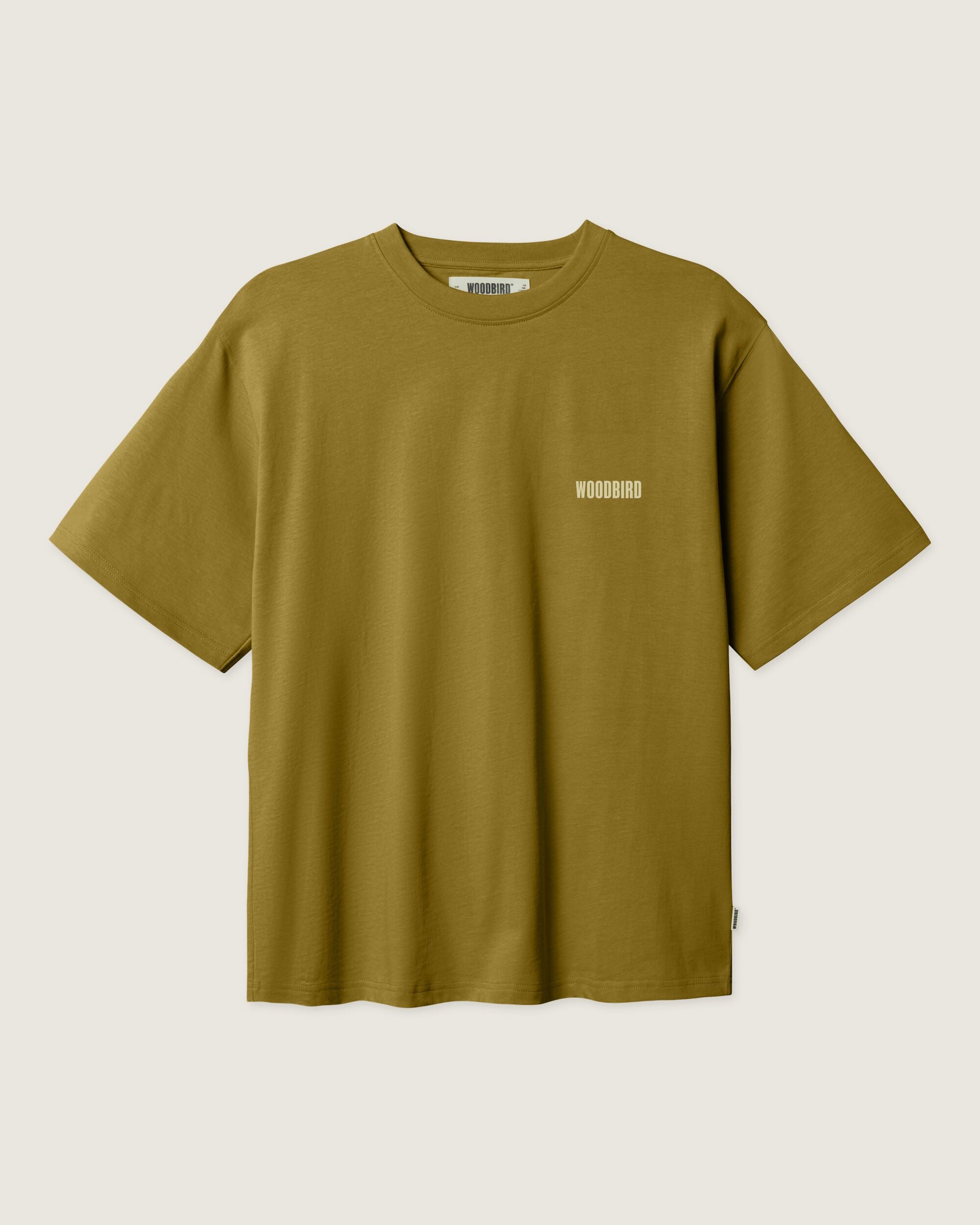 Woodbird WBBaine intro tee T-Shirts Dark Green