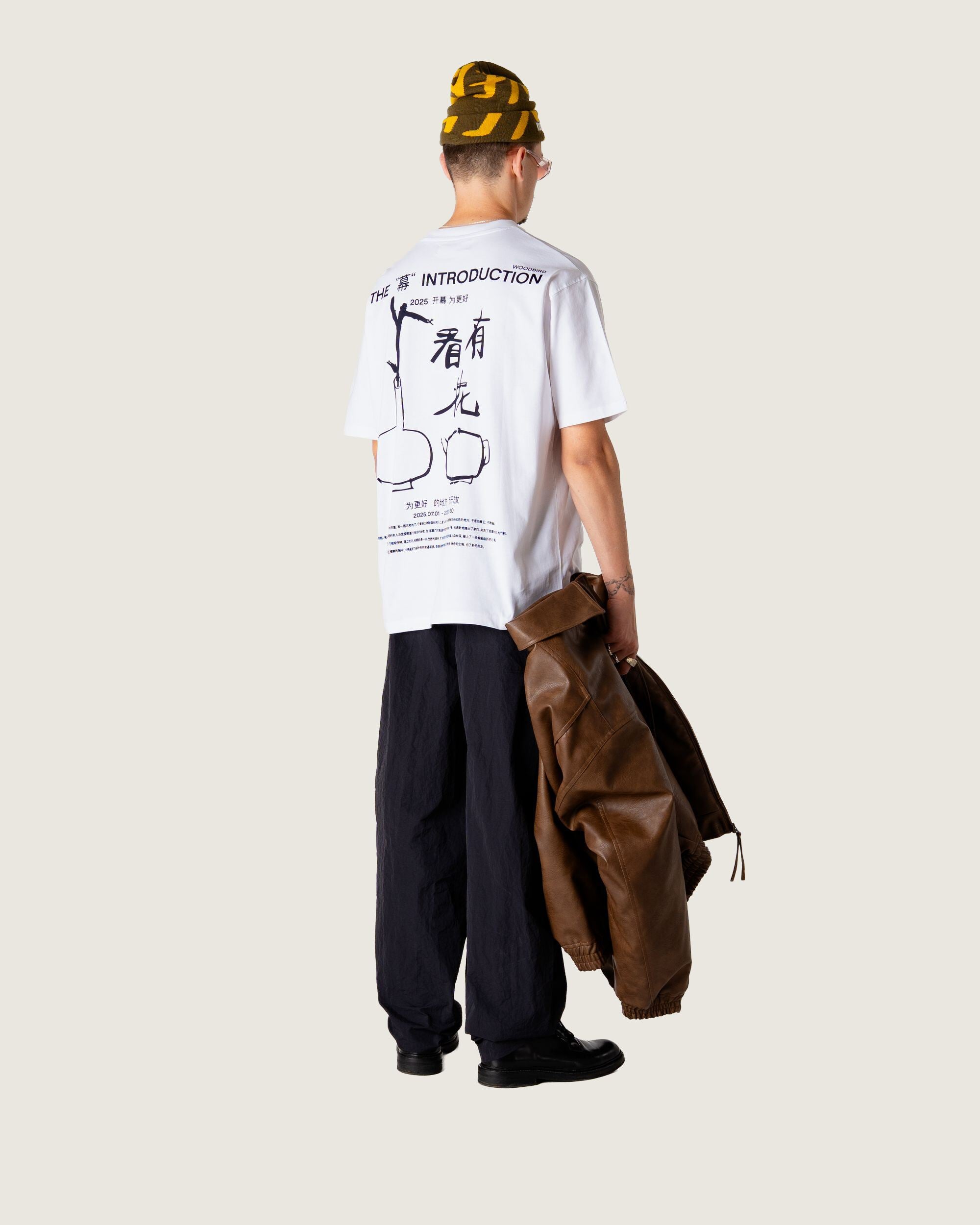 Woodbird WBBaine intro tee T-Shirts White