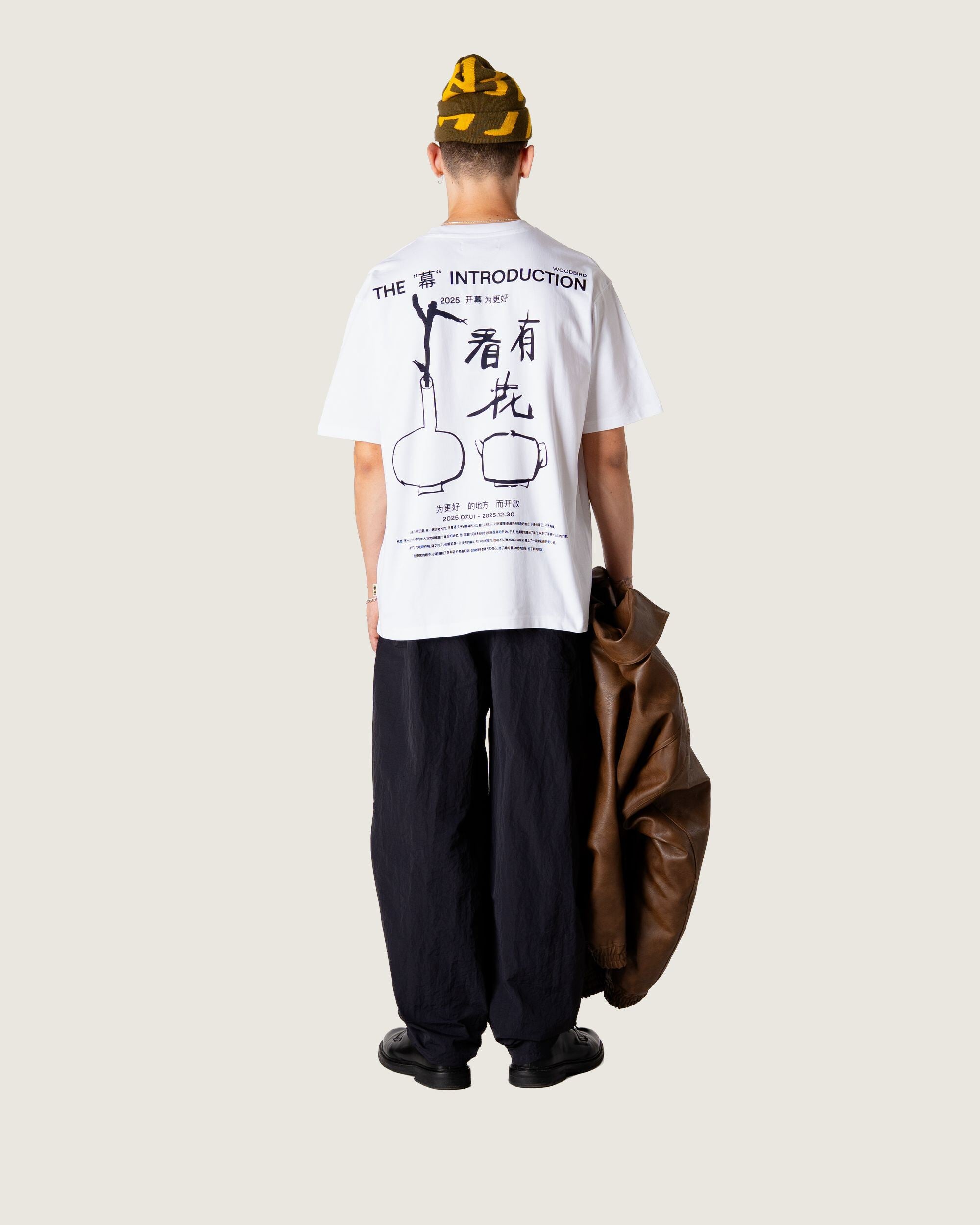 Woodbird WBBaine intro tee T-Shirts White